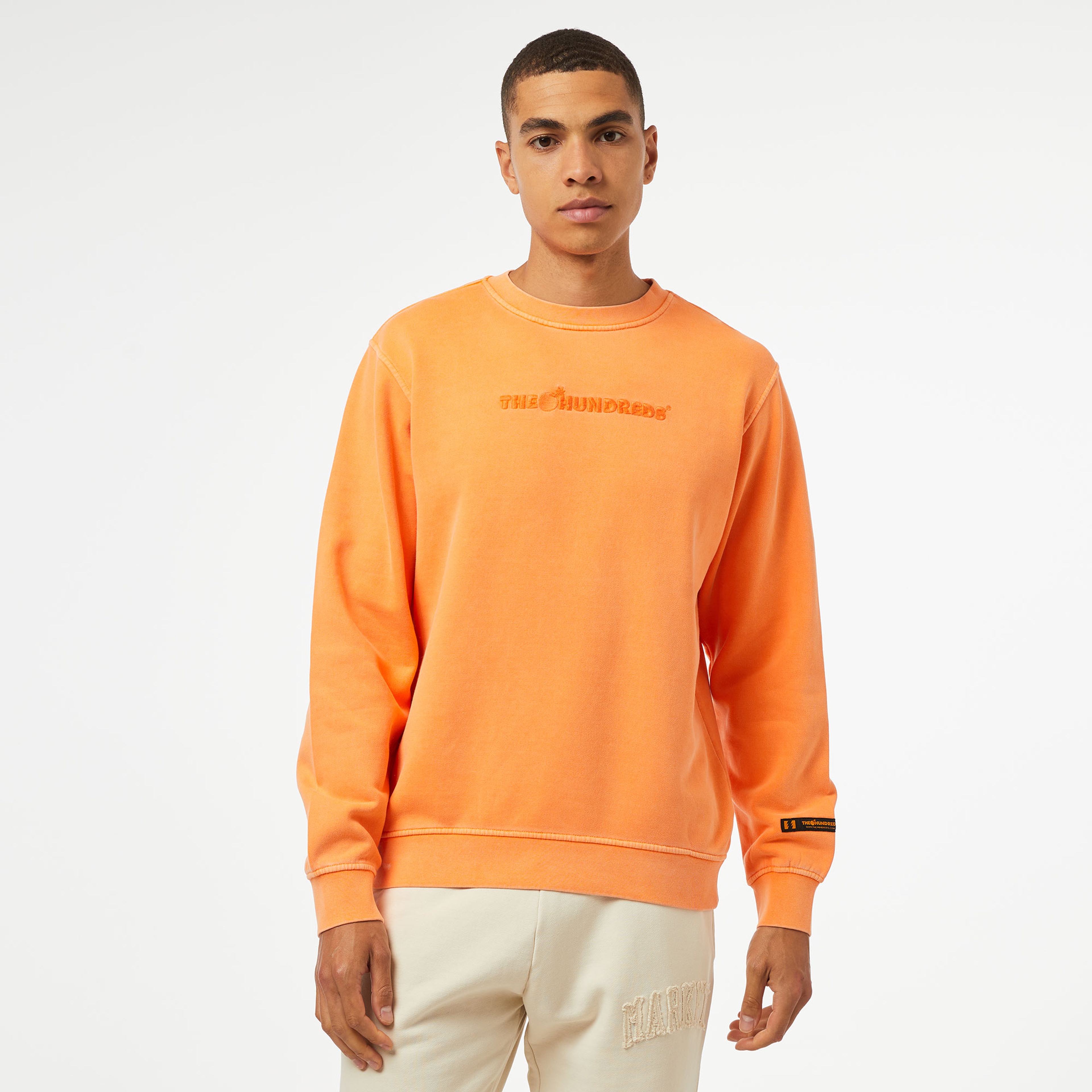 The Hundreds Bar Erkek Turuncu Sweatshirt