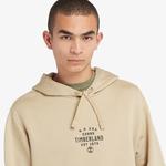 Timberland Front Graphic Erkek Bej Sweatshirt