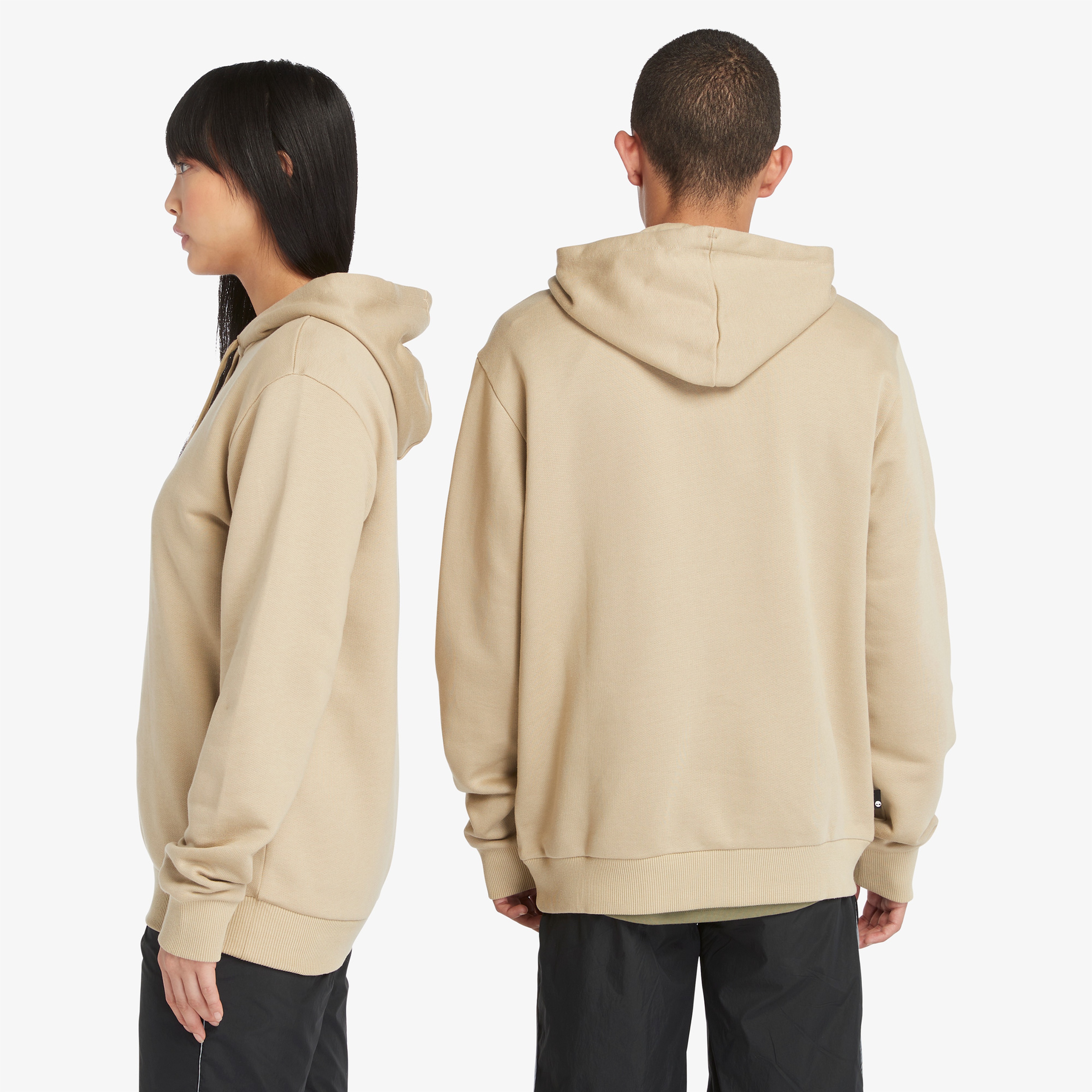Timberland Front Graphic Erkek Bej Sweatshirt