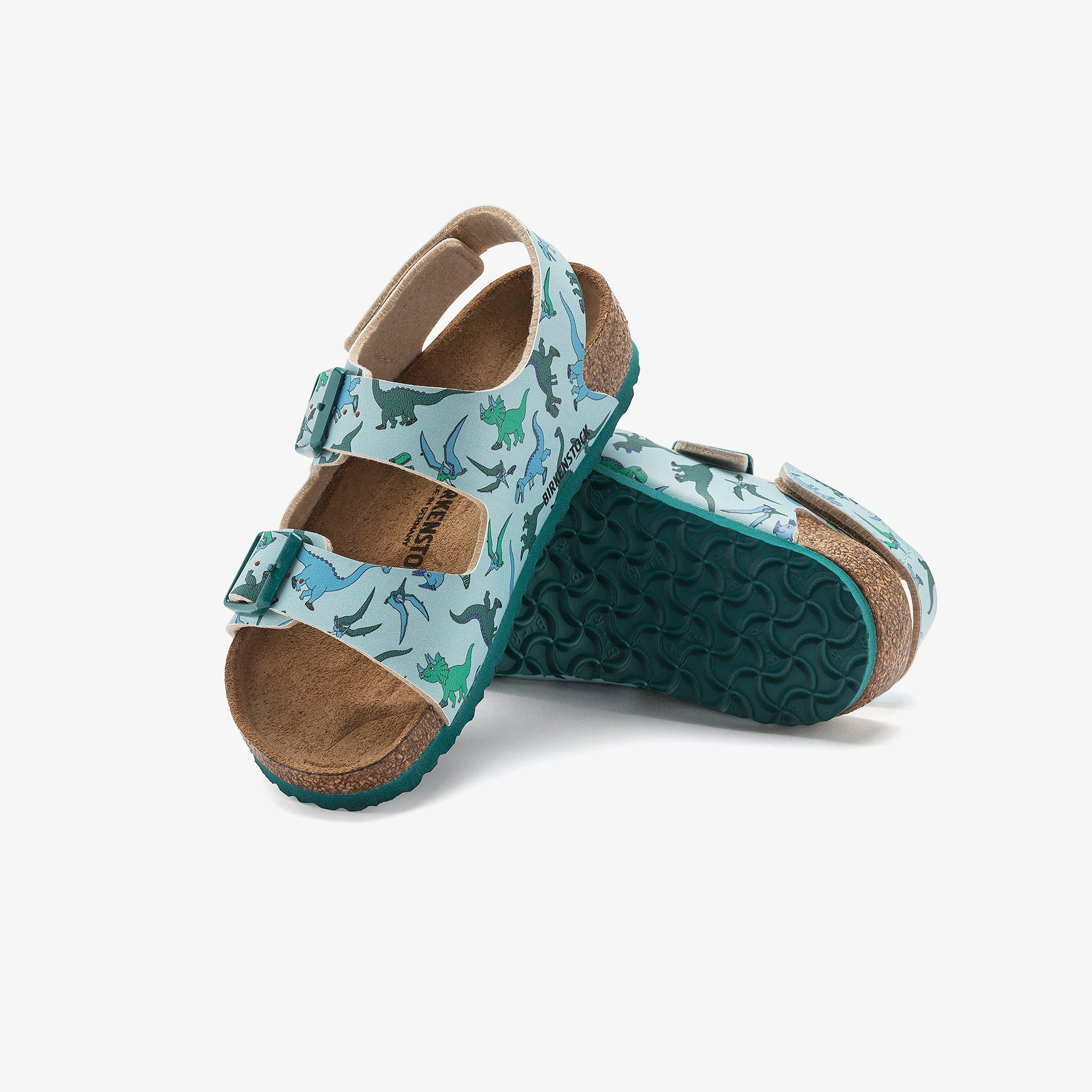 Birkenstock Milano Bf Big Dino Bebek Mavi Sandalet