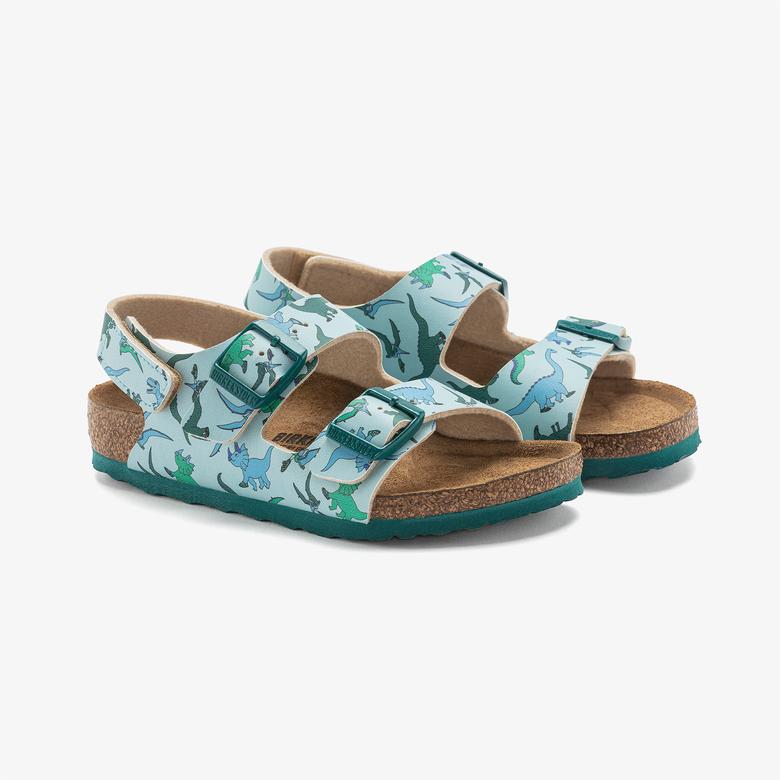 Birkenstock Milano Bf Big Dino Bebek Mavi Sandalet
