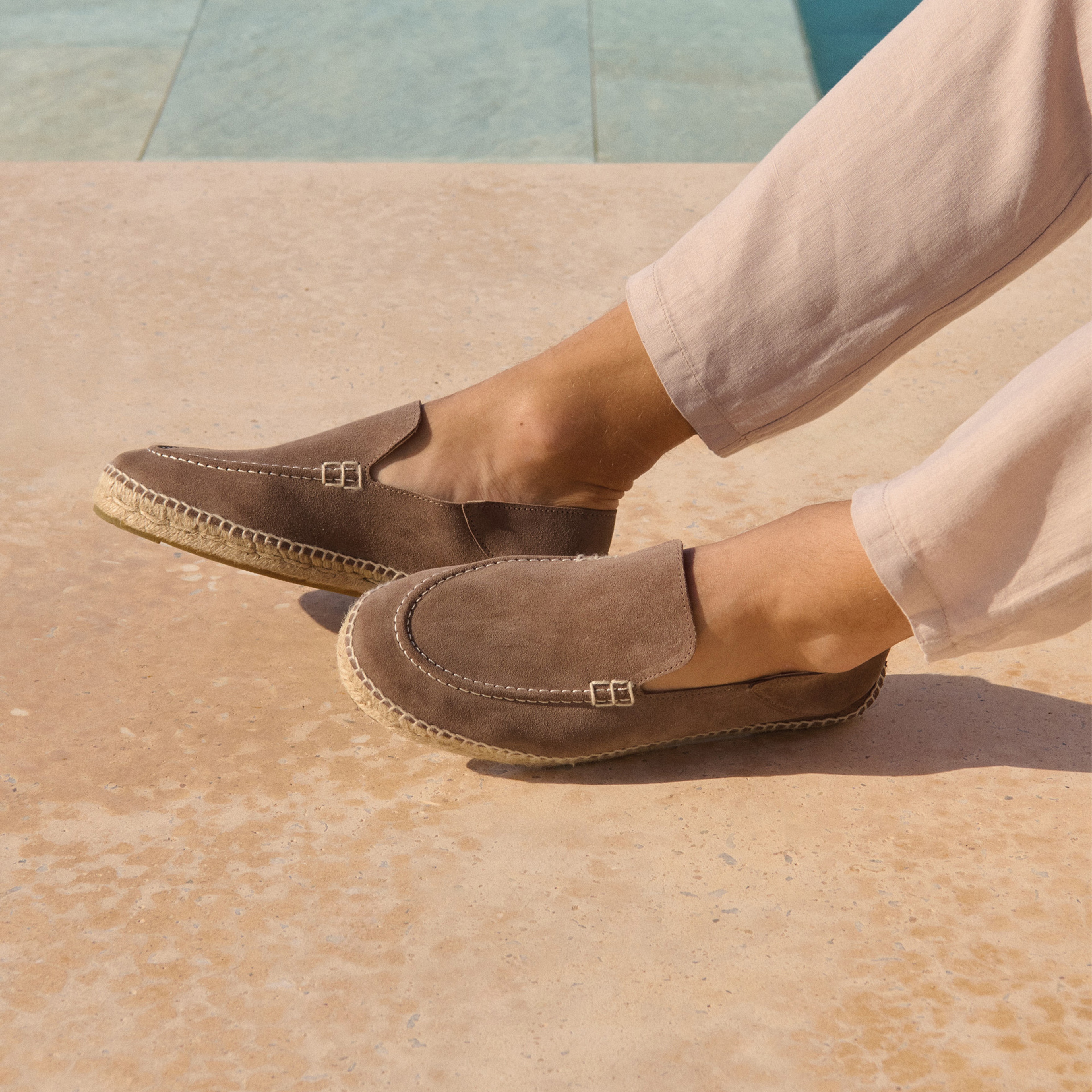 Manebi Traveler Erkek Kahverengi Espadril