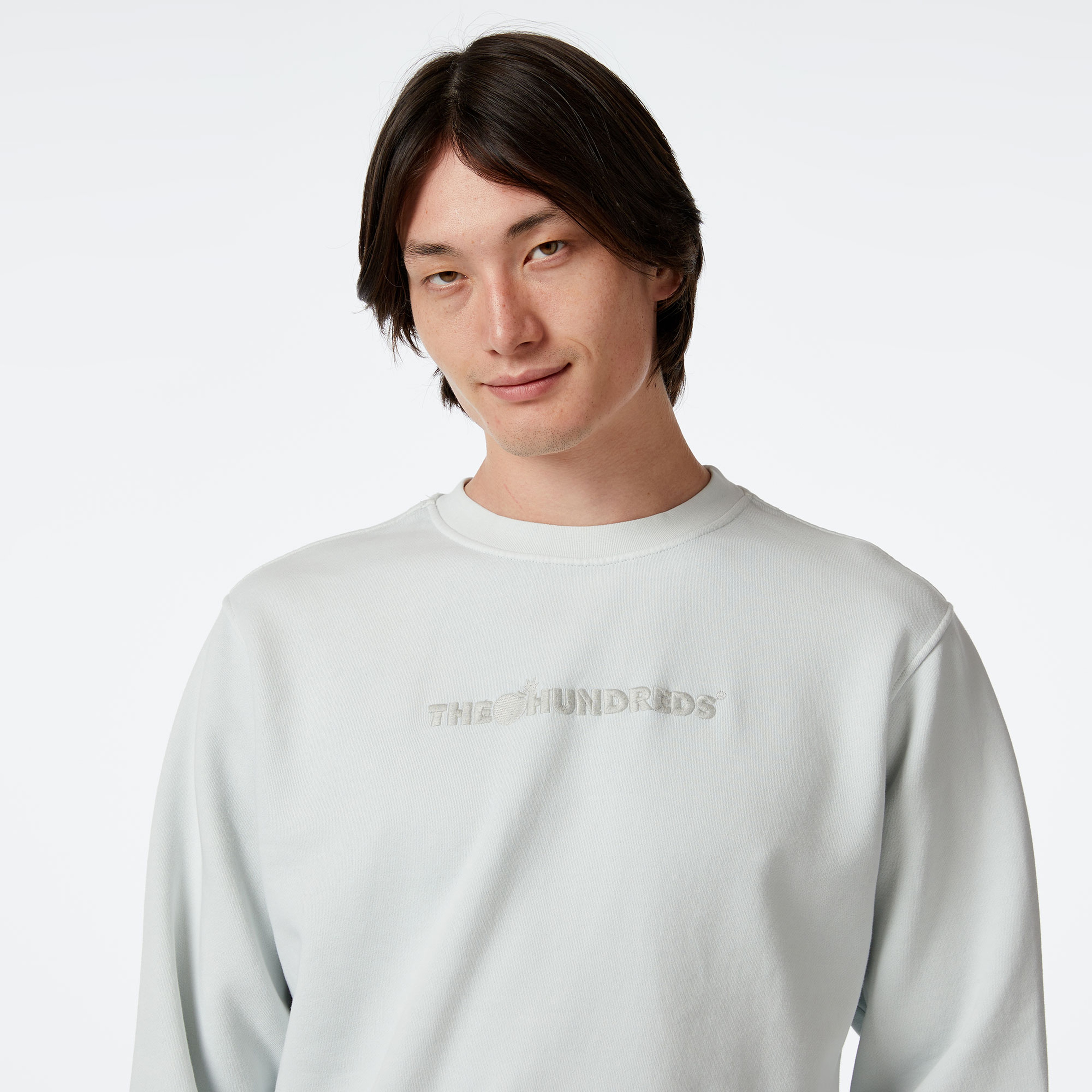 The Hundreds Bar Erkek Gri Sweatshirt