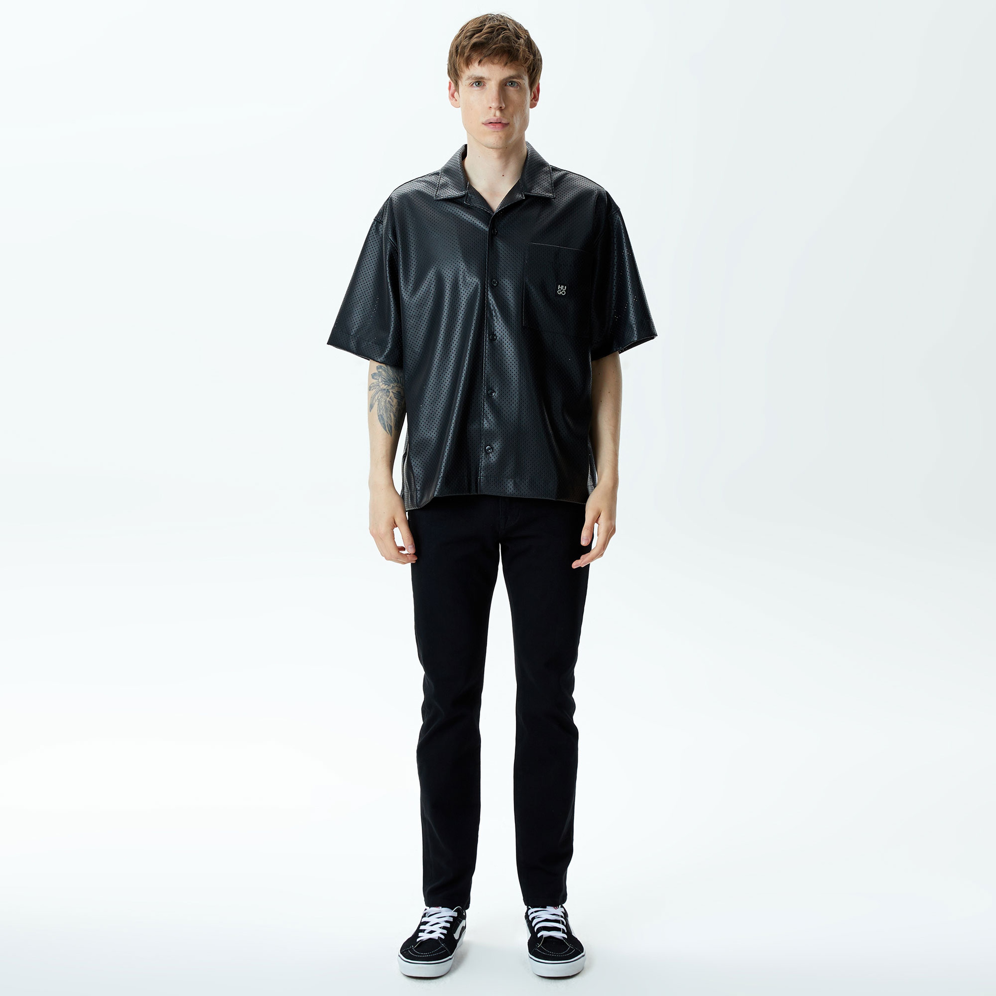 Hugo Egeeno Erkek Siyah Gömlek