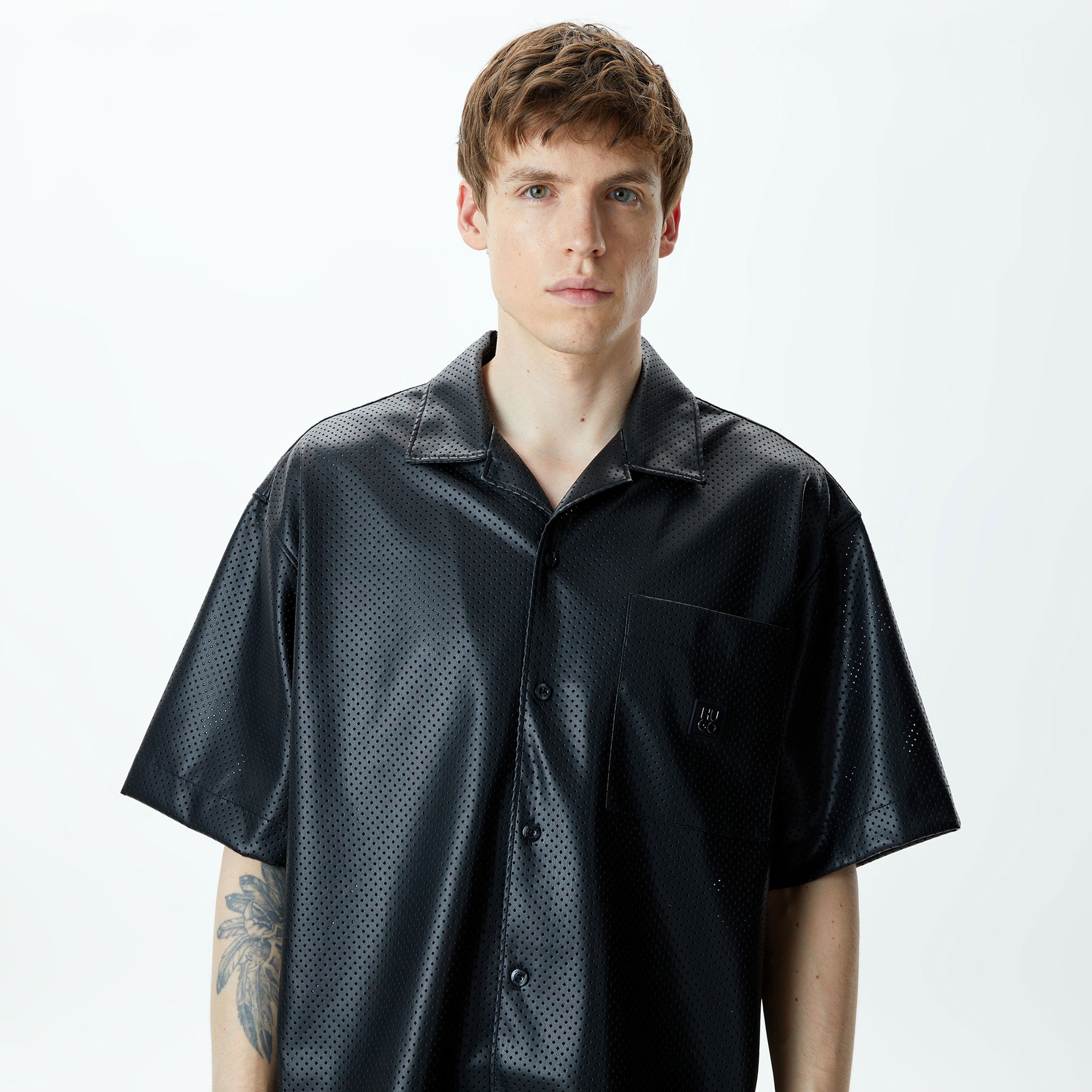 Hugo Egeeno Erkek Siyah Gömlek