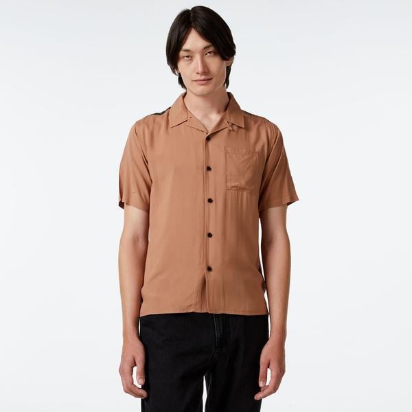 The Hundreds Face Woven Erkek Kahverengi T-Shirt