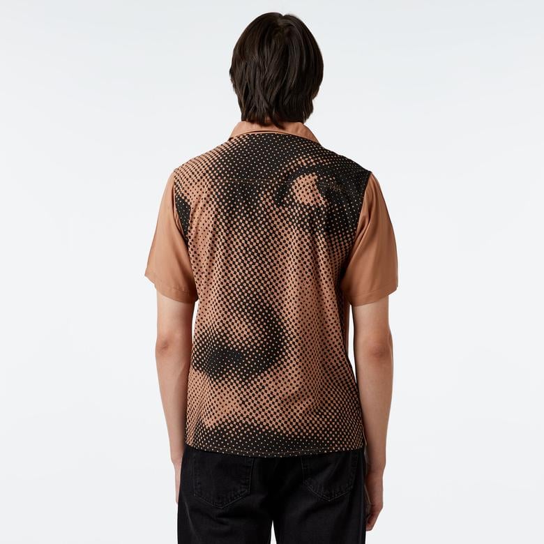 The Hundreds Face Woven Erkek Kahverengi T-Shirt