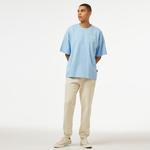 Karl Kani Woven Sign. Heavy Jersey Boxy Diner Erkek Mavi T-Shirt