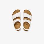 Birkenstock New York Bf Desert Soil Çocuk Beyaz Sandalet