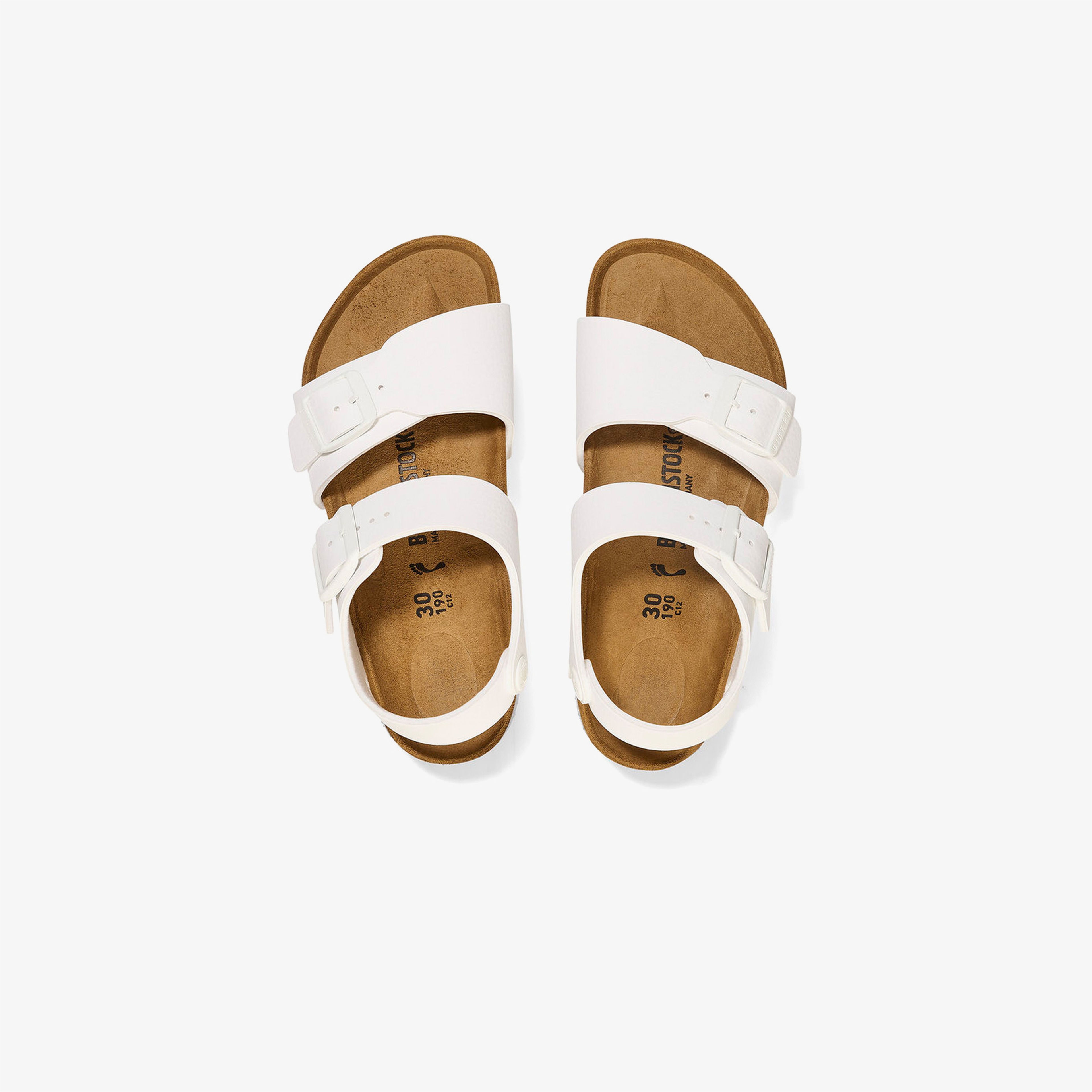 Birkenstock New York Bf Desert Soil Çocuk Beyaz Sandalet