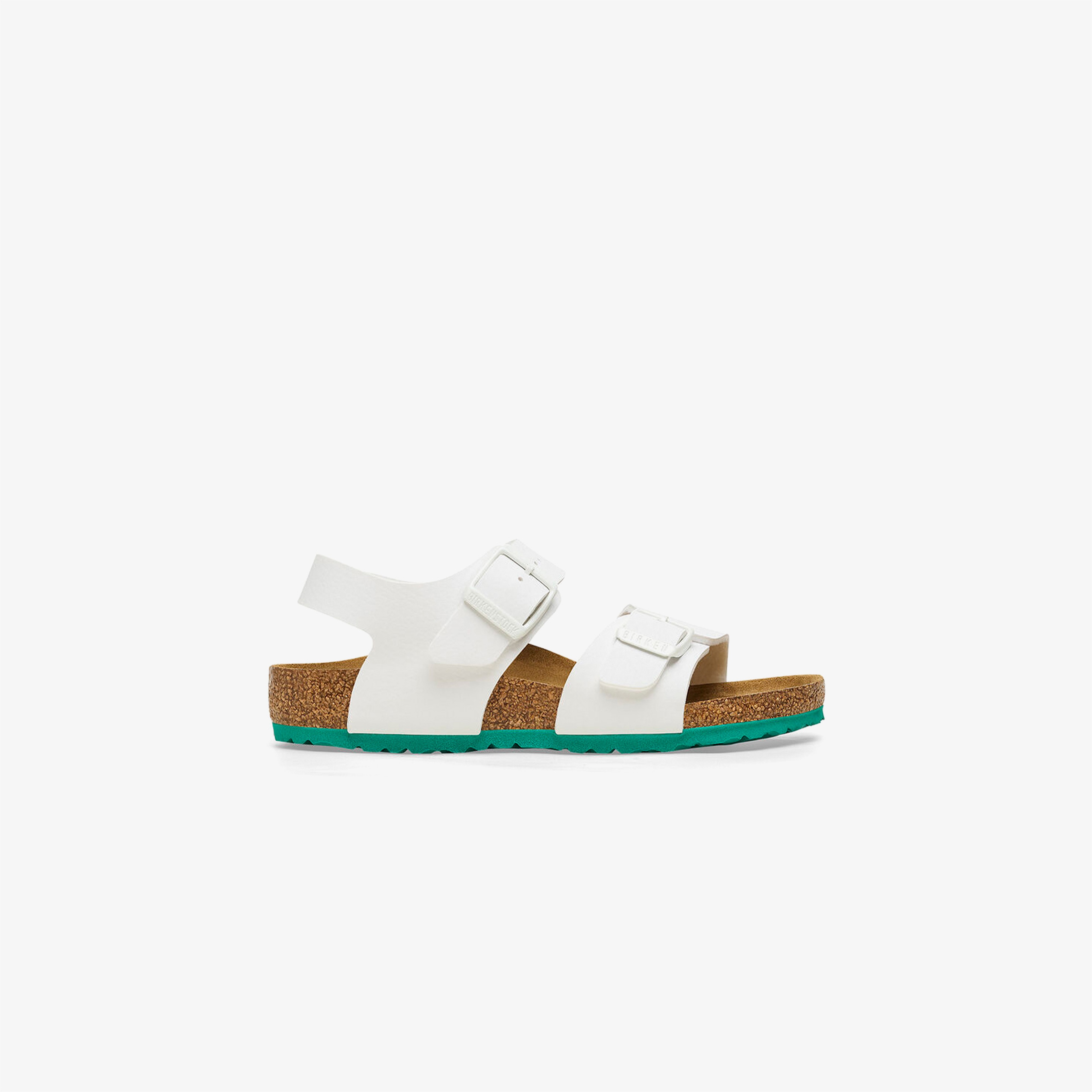 Birkenstock New York Bf Desert Soil Çocuk Beyaz Sandalet