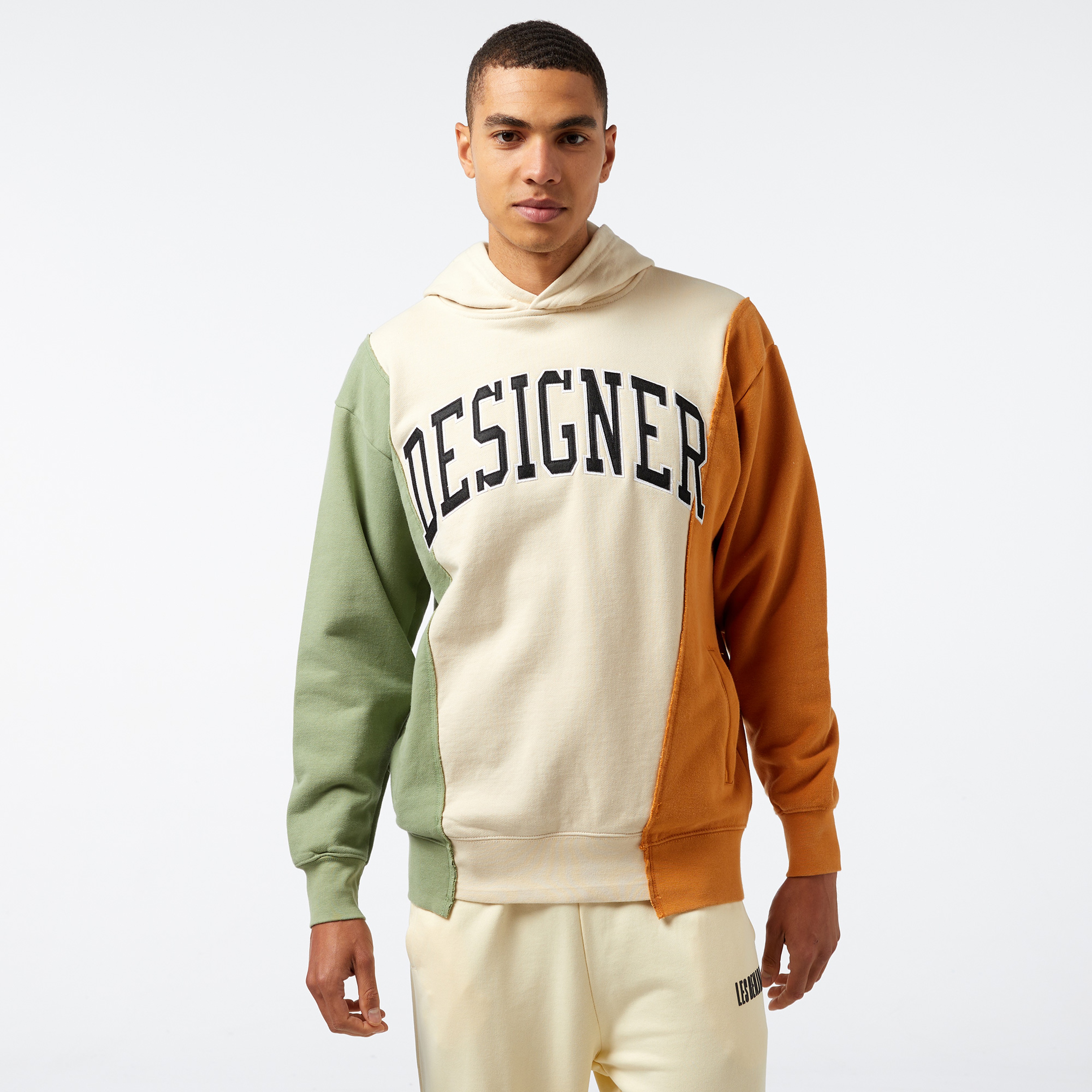 Market Designer Panel Erkek Yeşil Sweatshirt