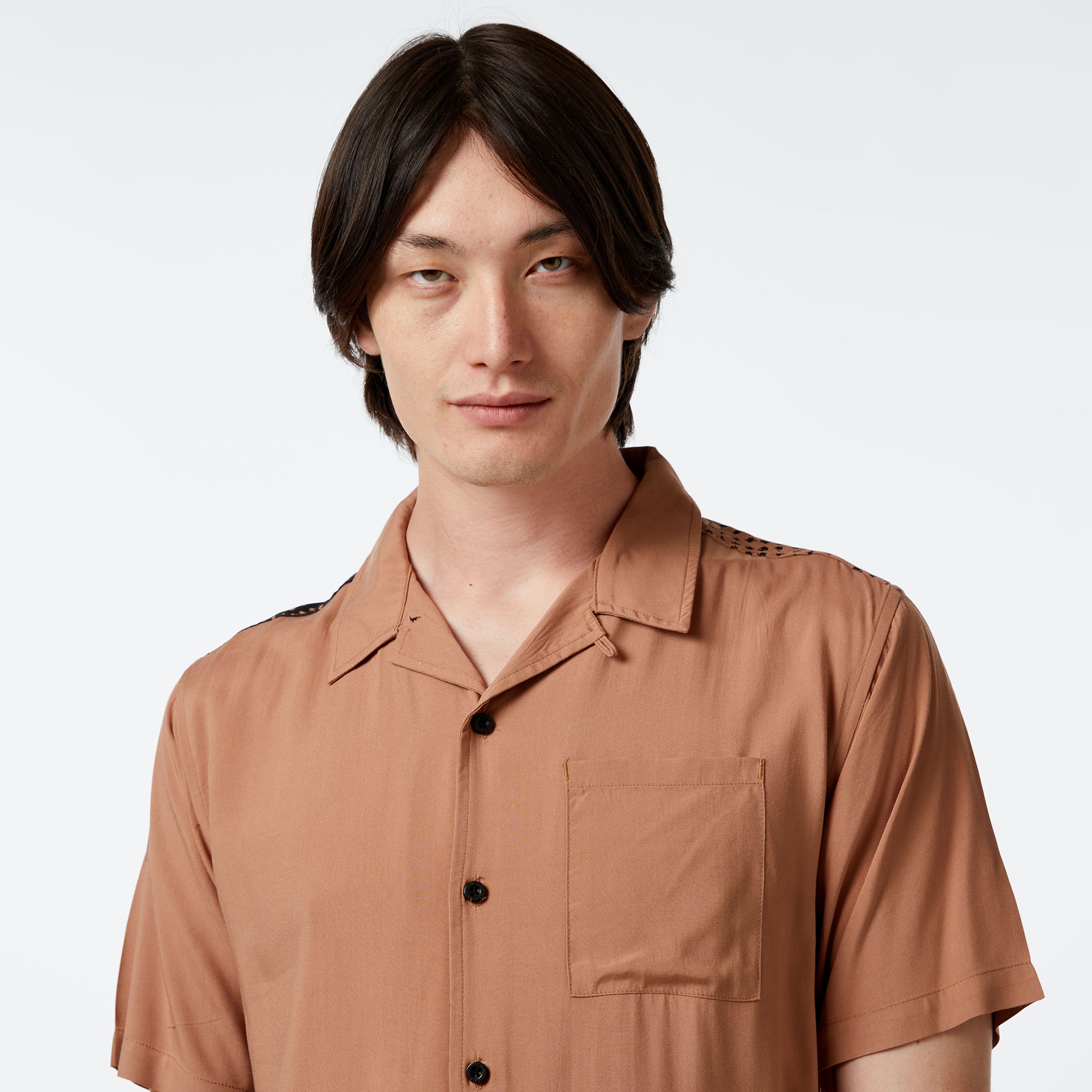 The Hundreds Face Woven Erkek Kahverengi T-Shirt