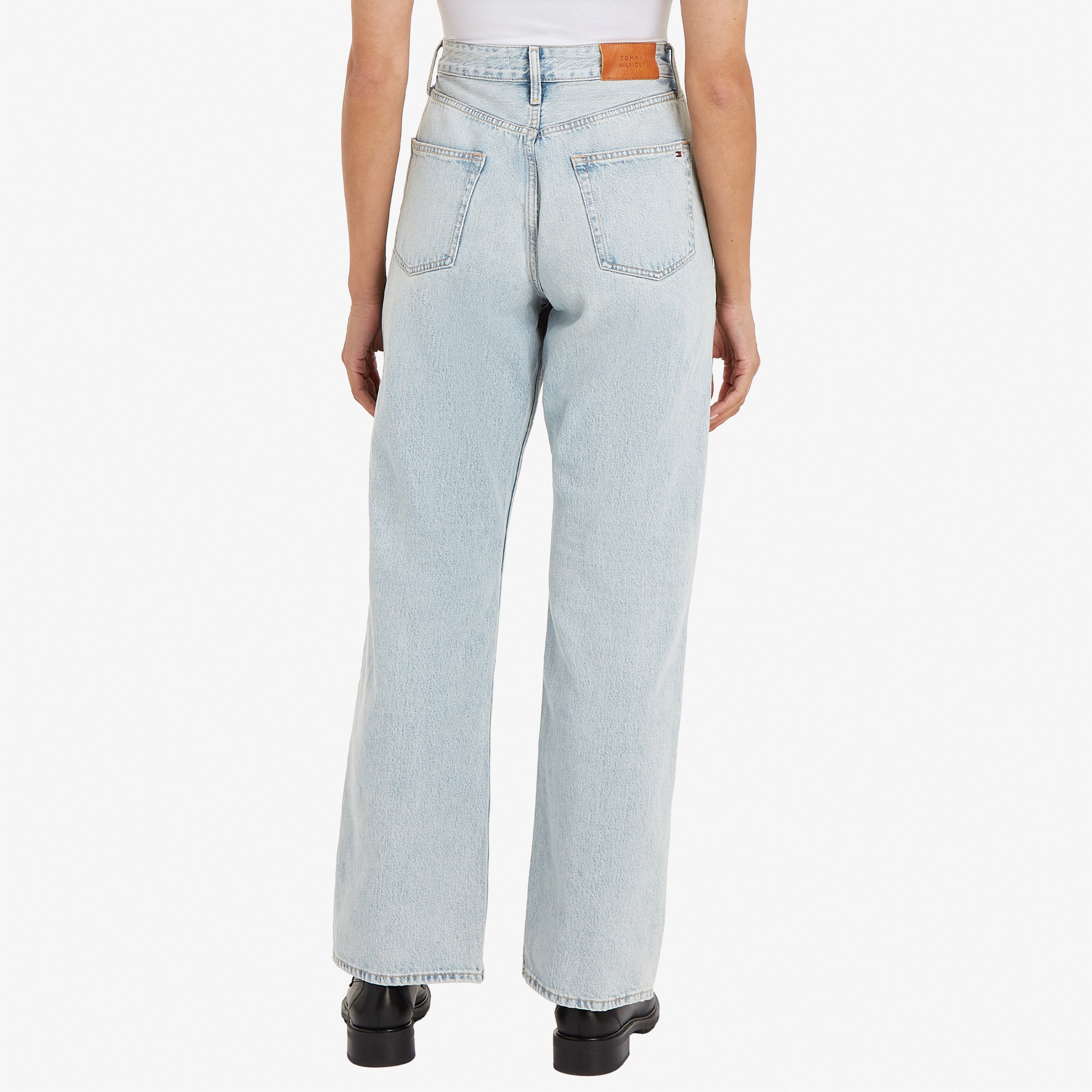 Tommy Hilfiger Looseaight Kadın Mavi Jean