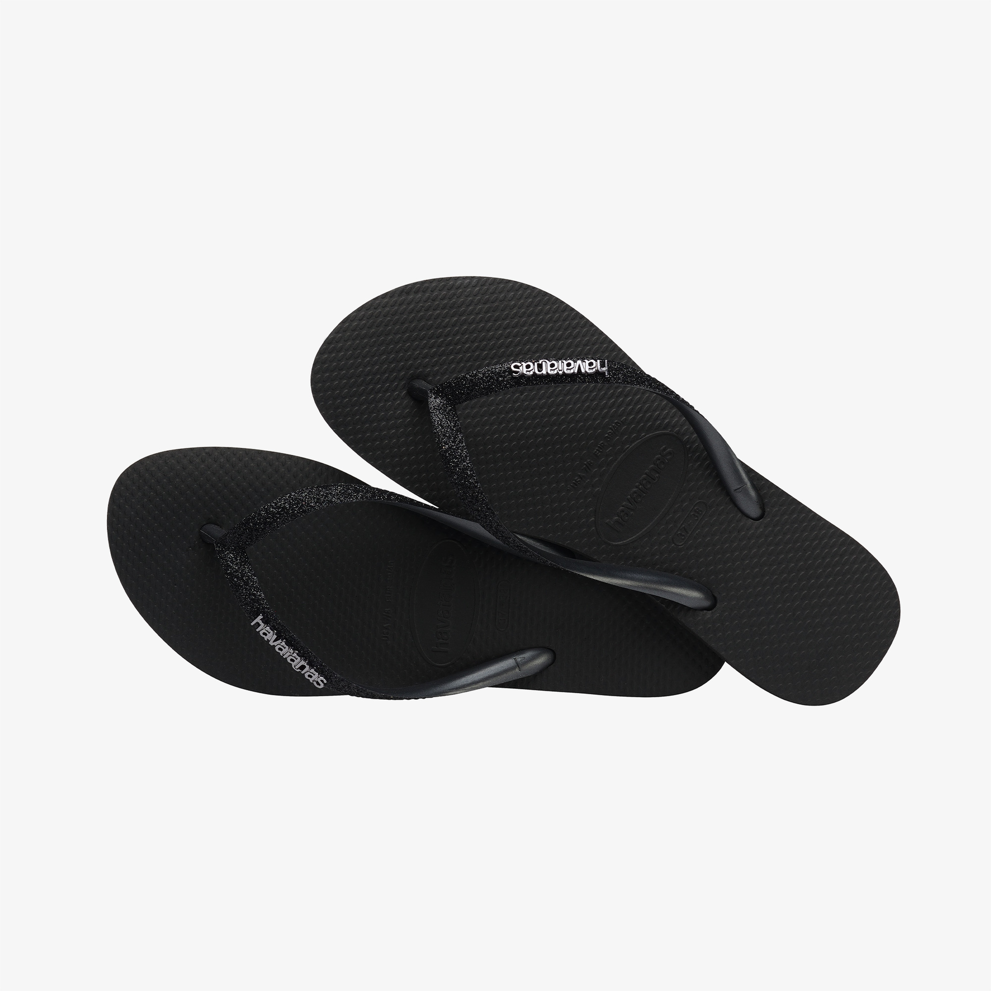 Havaianas Slim Glitter Kadın Siyah Terlik