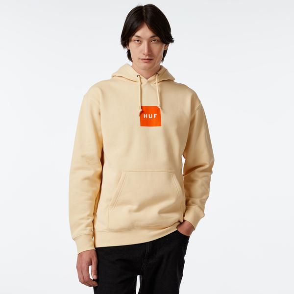 HUF Set Box P/O Erkek Krem Hoodie