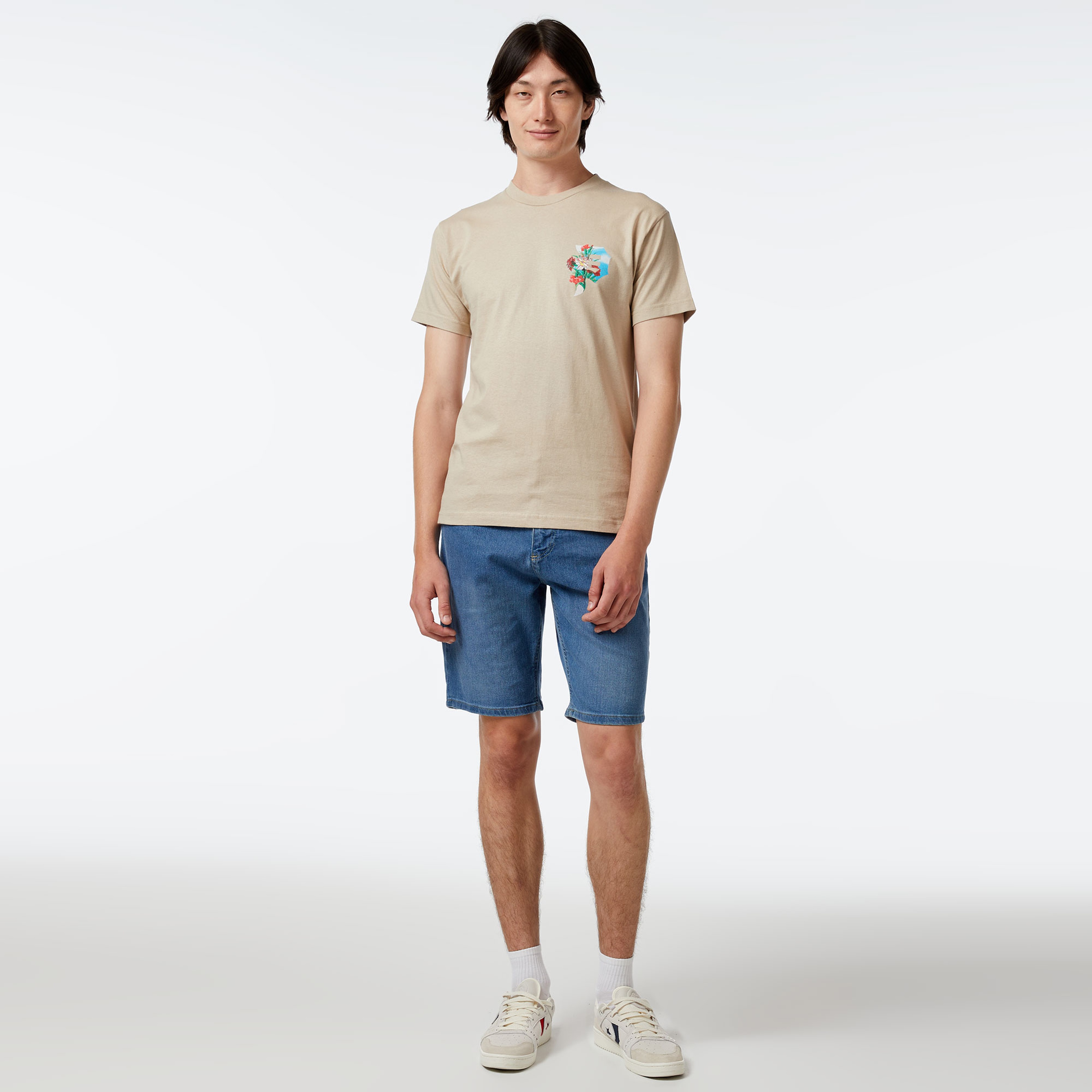 Primitive Obscura Erkek Krem T-Shirt