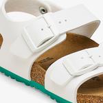 Birkenstock New York Bf Desert Soil Çocuk Beyaz Sandalet