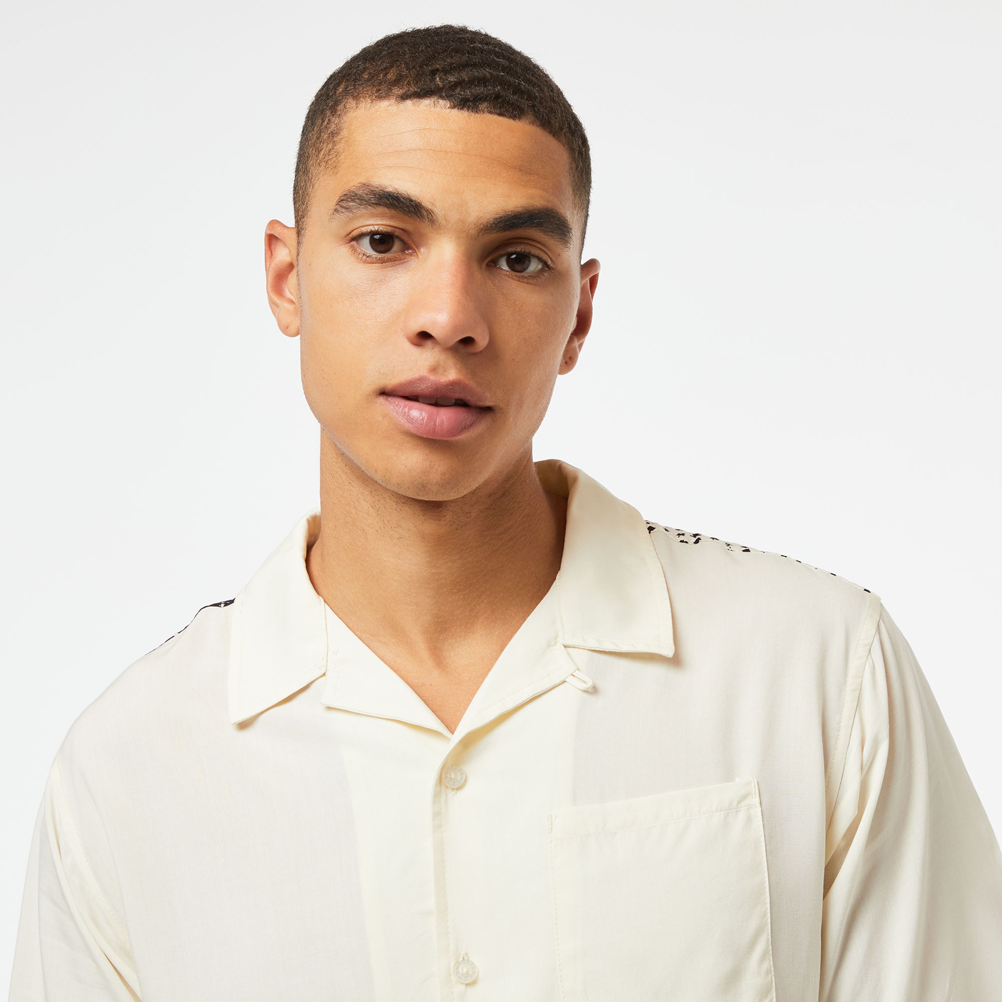 The Hundreds Face Woven Erkek Beyaz T-Shirt