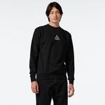 HUF Set Triple Triangle Crewneck Erkek Siyah Sweatshirt