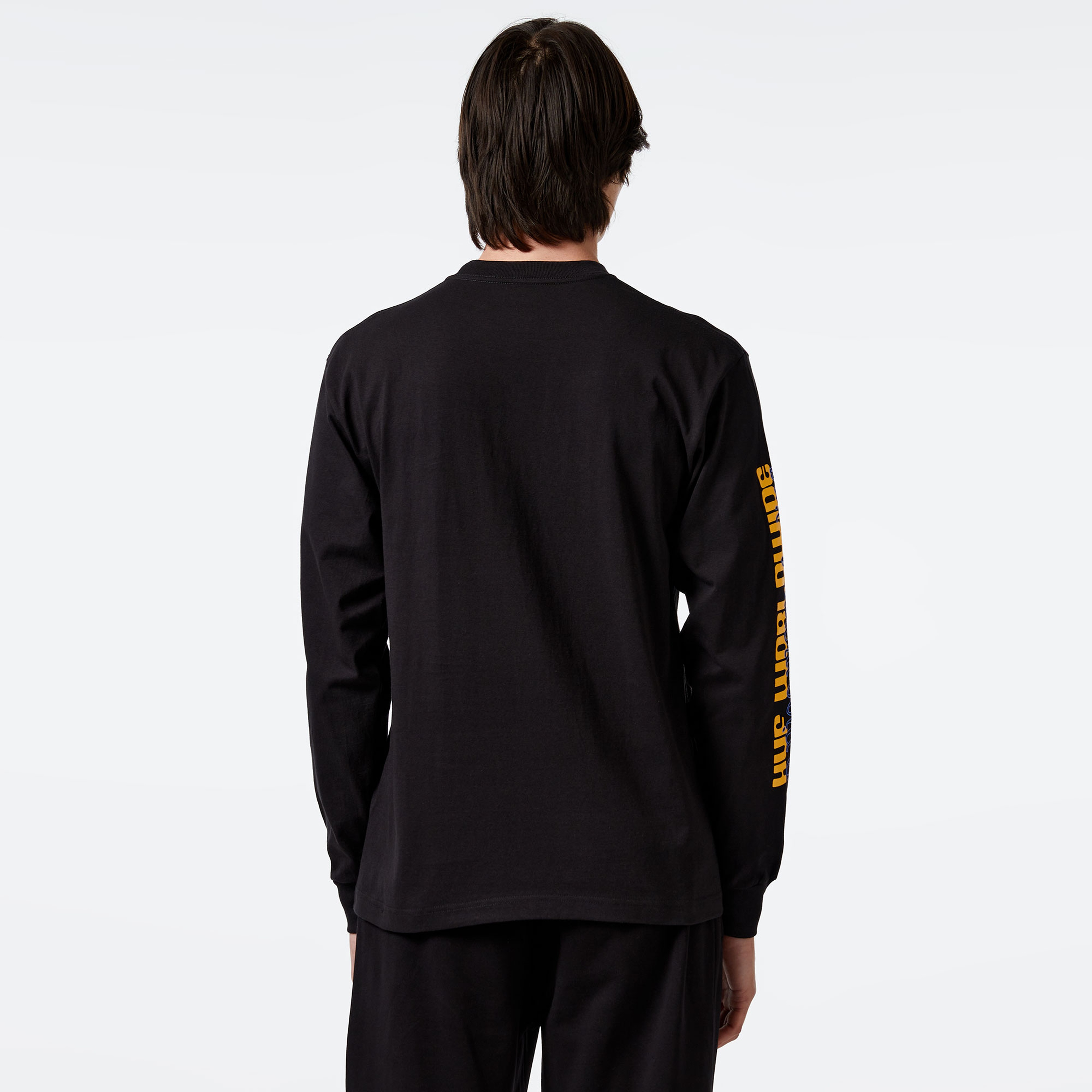 HUF Beware L/S Erkek Siyah Sweatshirt