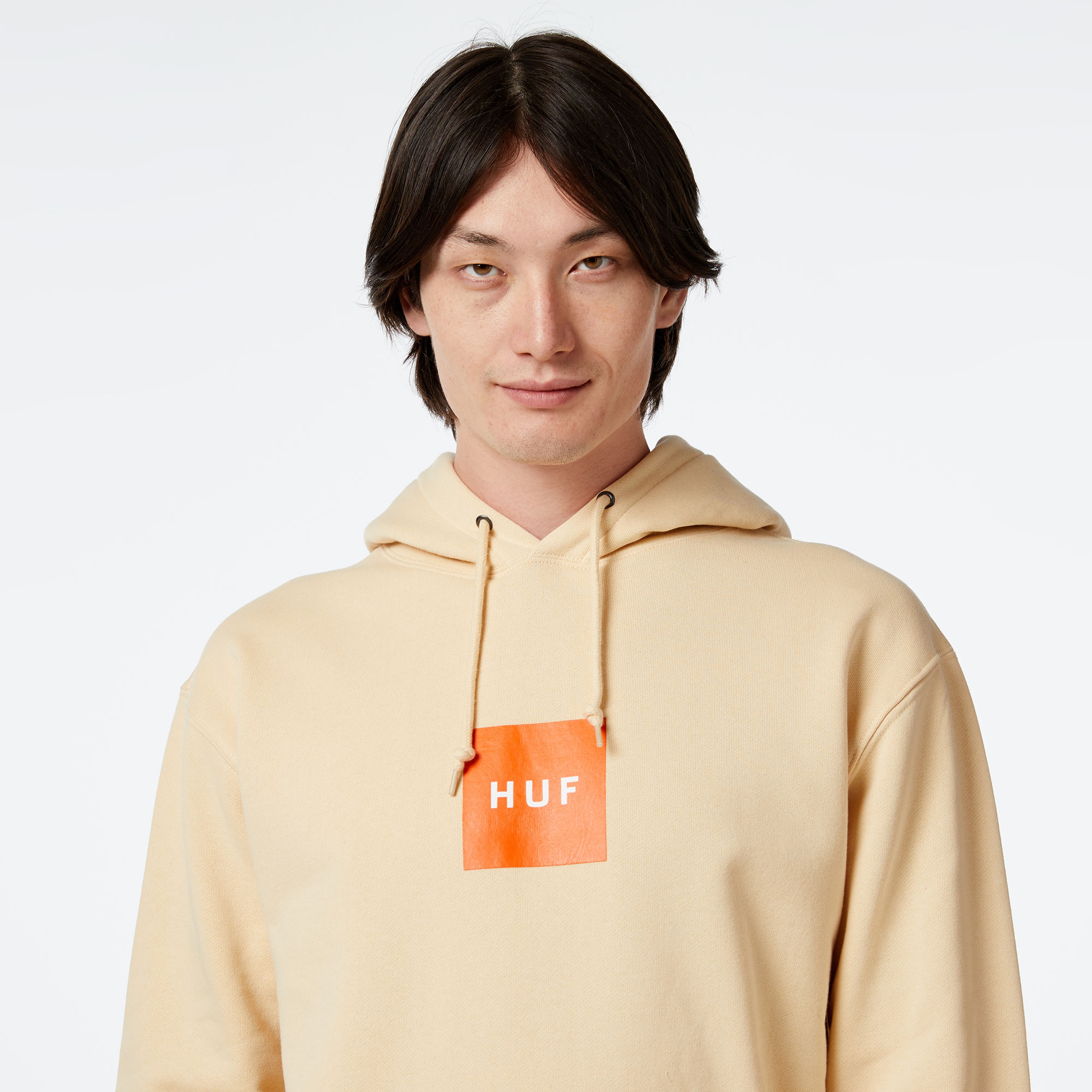 HUF Set Box P/O Erkek Krem Hoodie