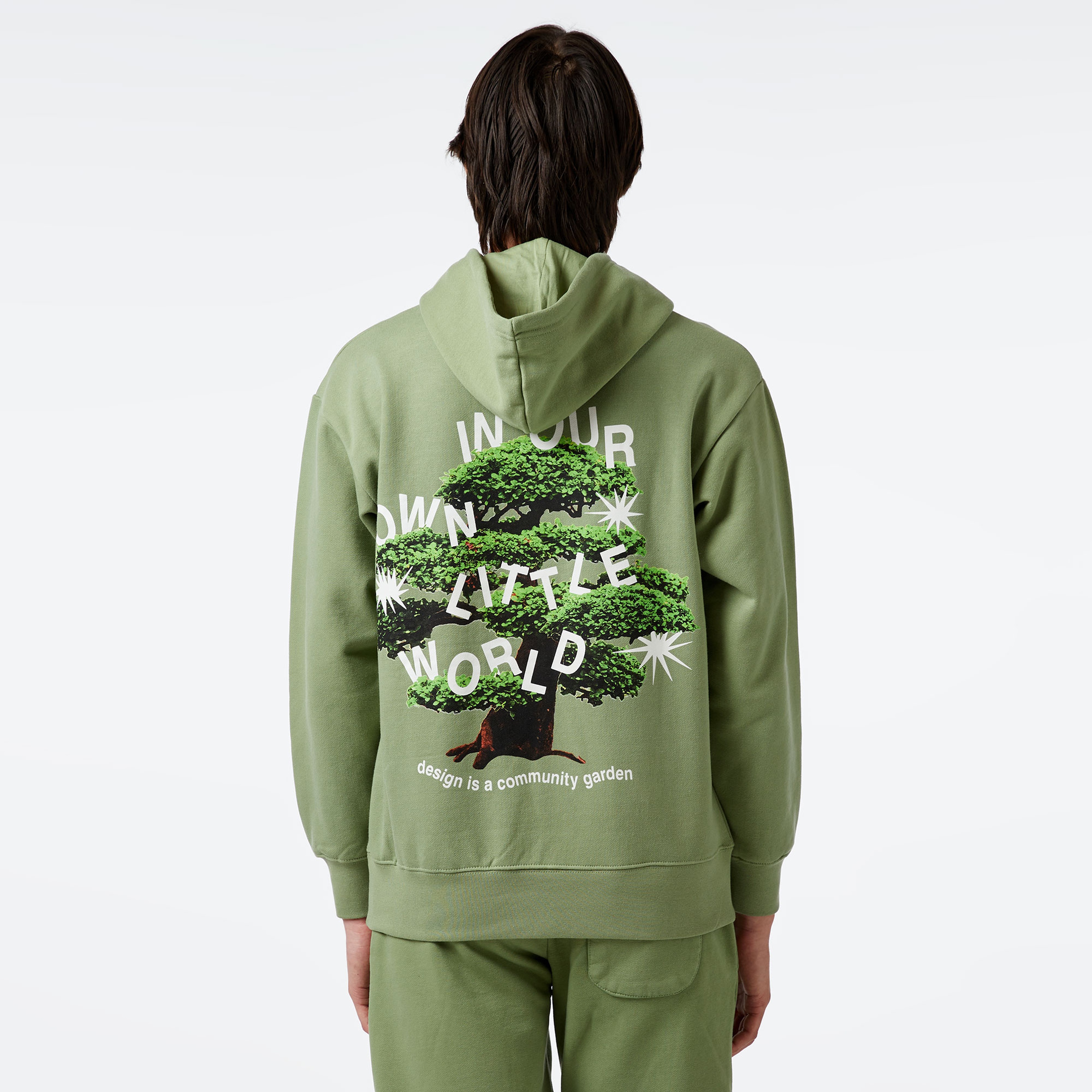 Market Community Garden Erkek Yeşil Sweatshirt