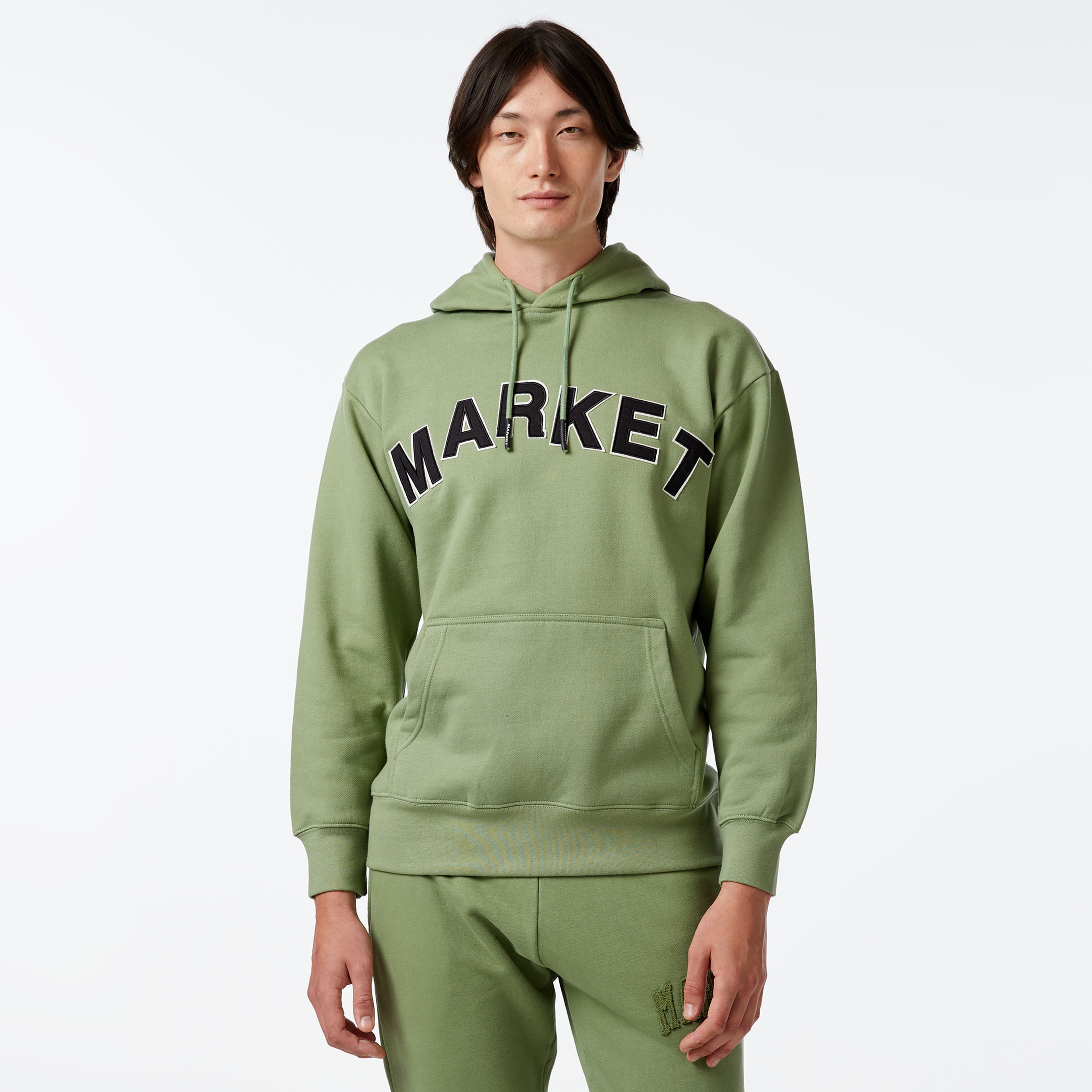 Market Community Garden Erkek Yeşil Sweatshirt