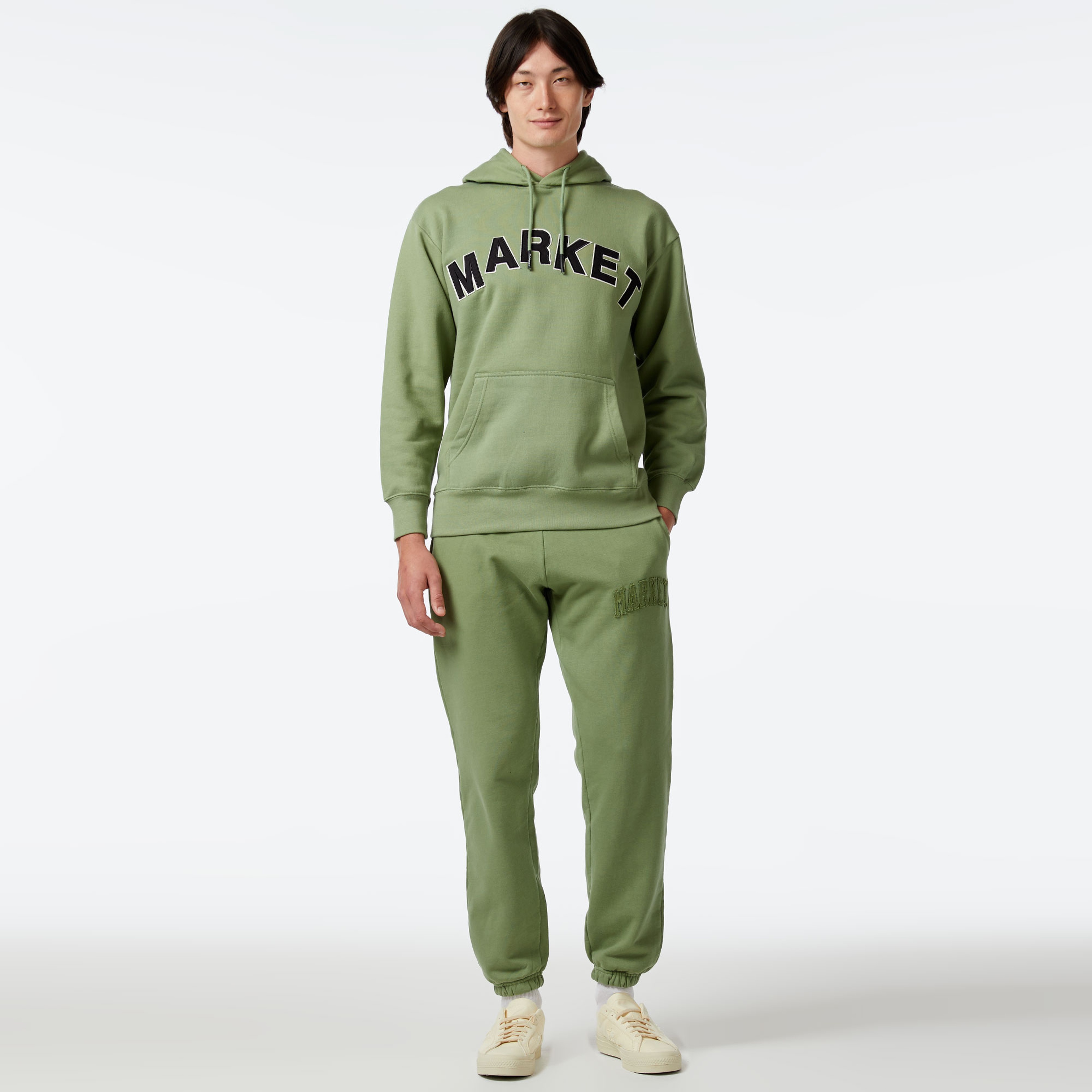 Market Community Garden Erkek Yeşil Sweatshirt