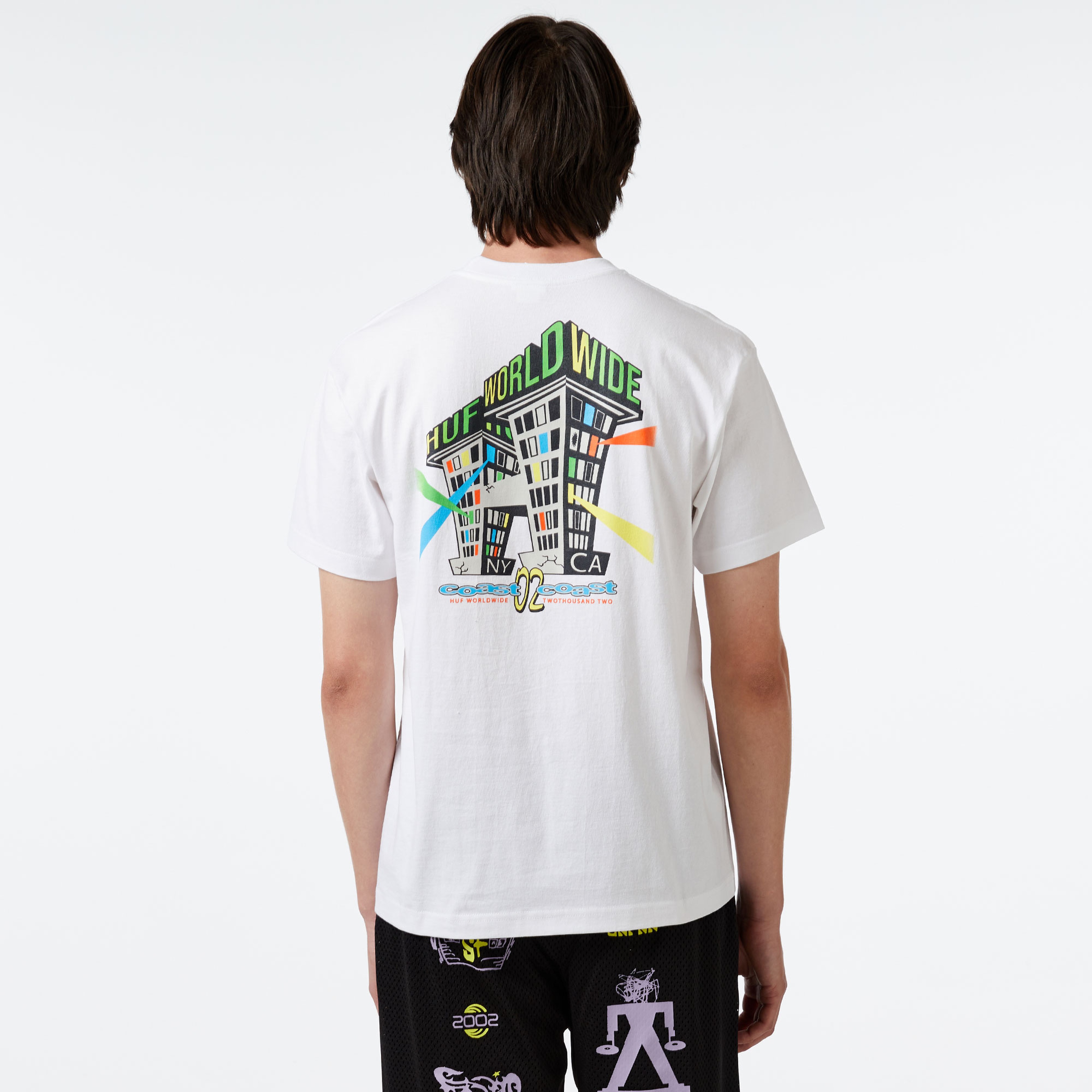 HUF Club House S/S Erkek Beyaz T-Shirt