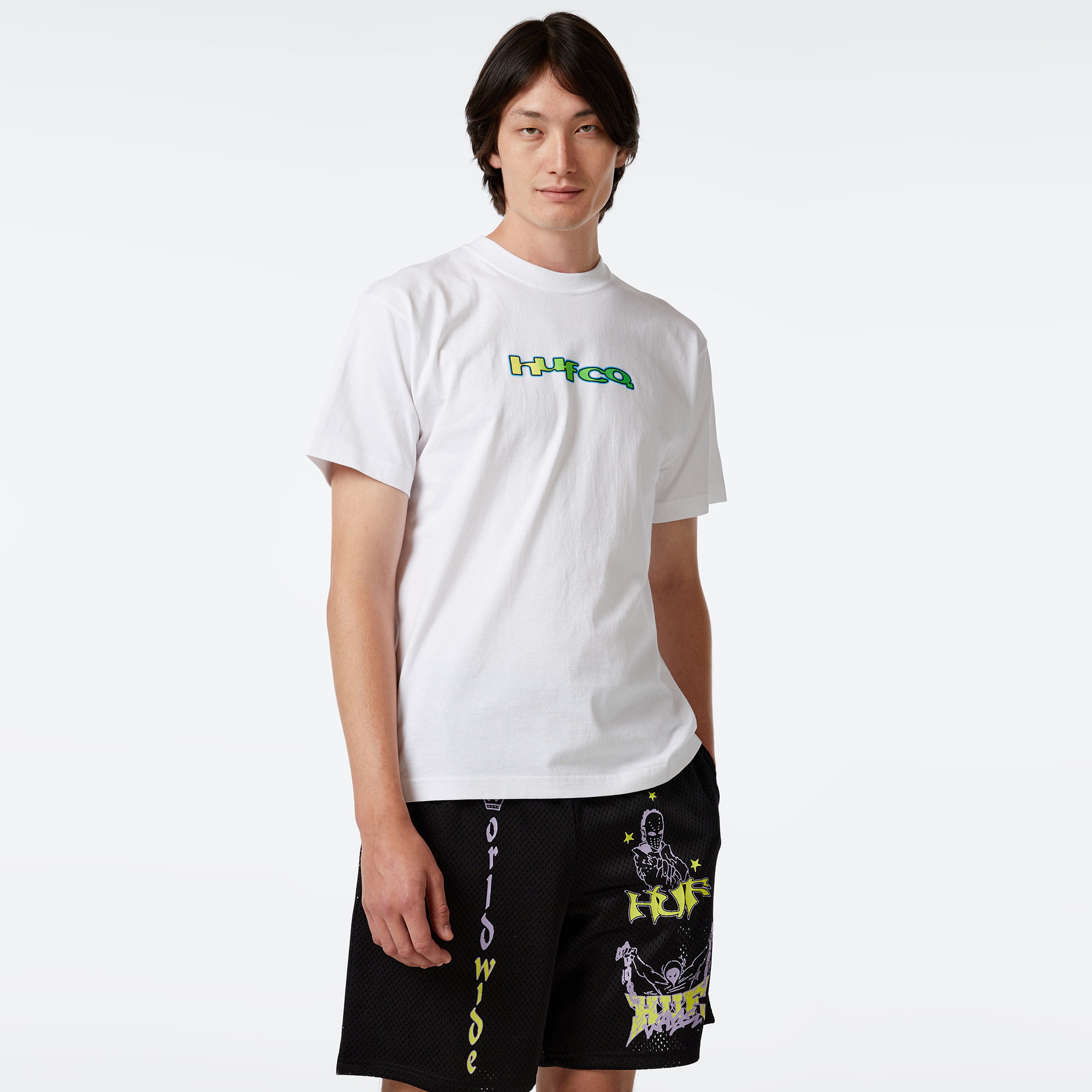 HUF Club House S/S Erkek Beyaz T-Shirt