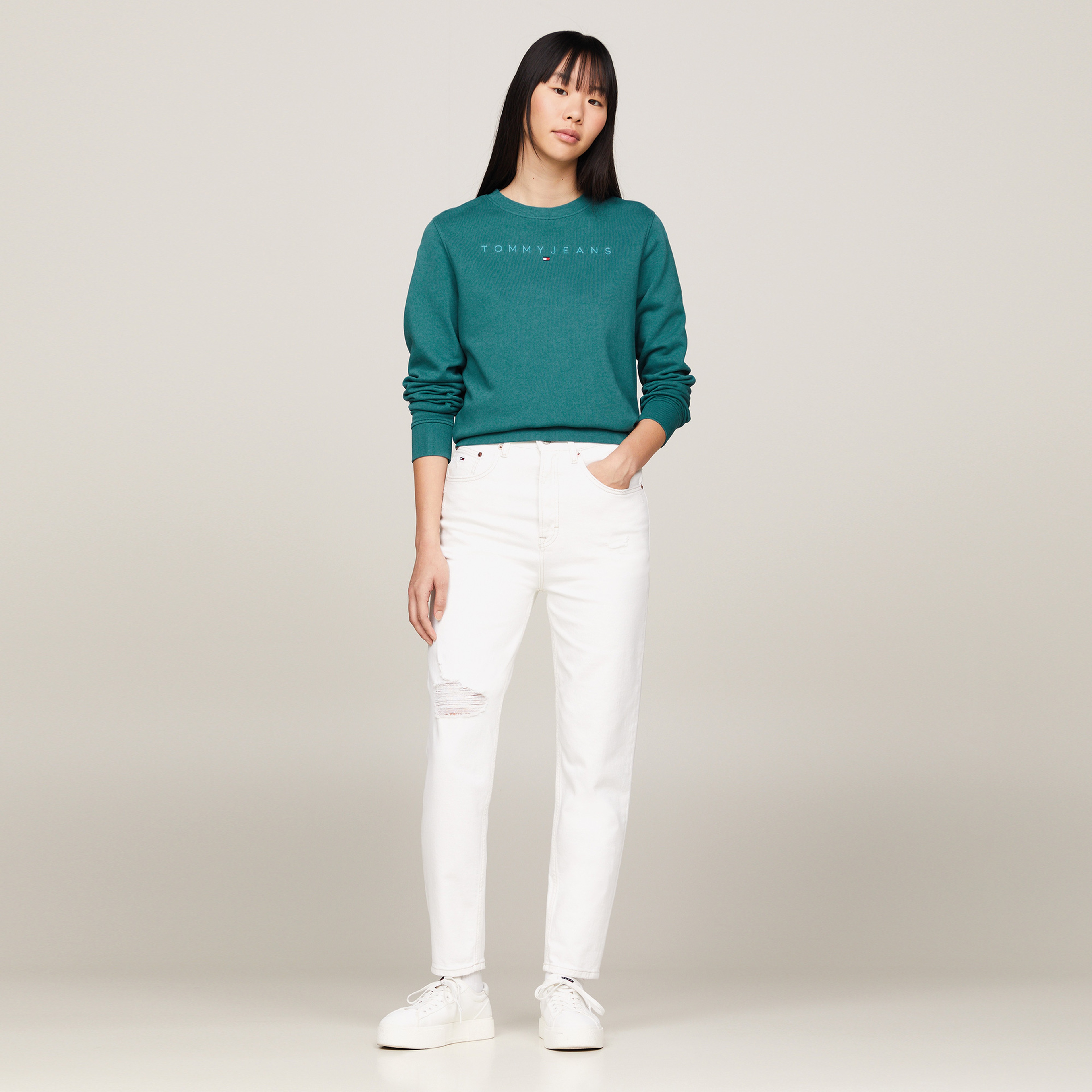 Tommy Hilfiger Kadın Mavi Pantolon