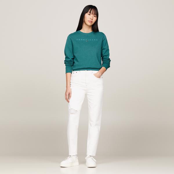 Tommy Hilfiger Ultra High Rise Tapered Kadın Beyaz Pantolon