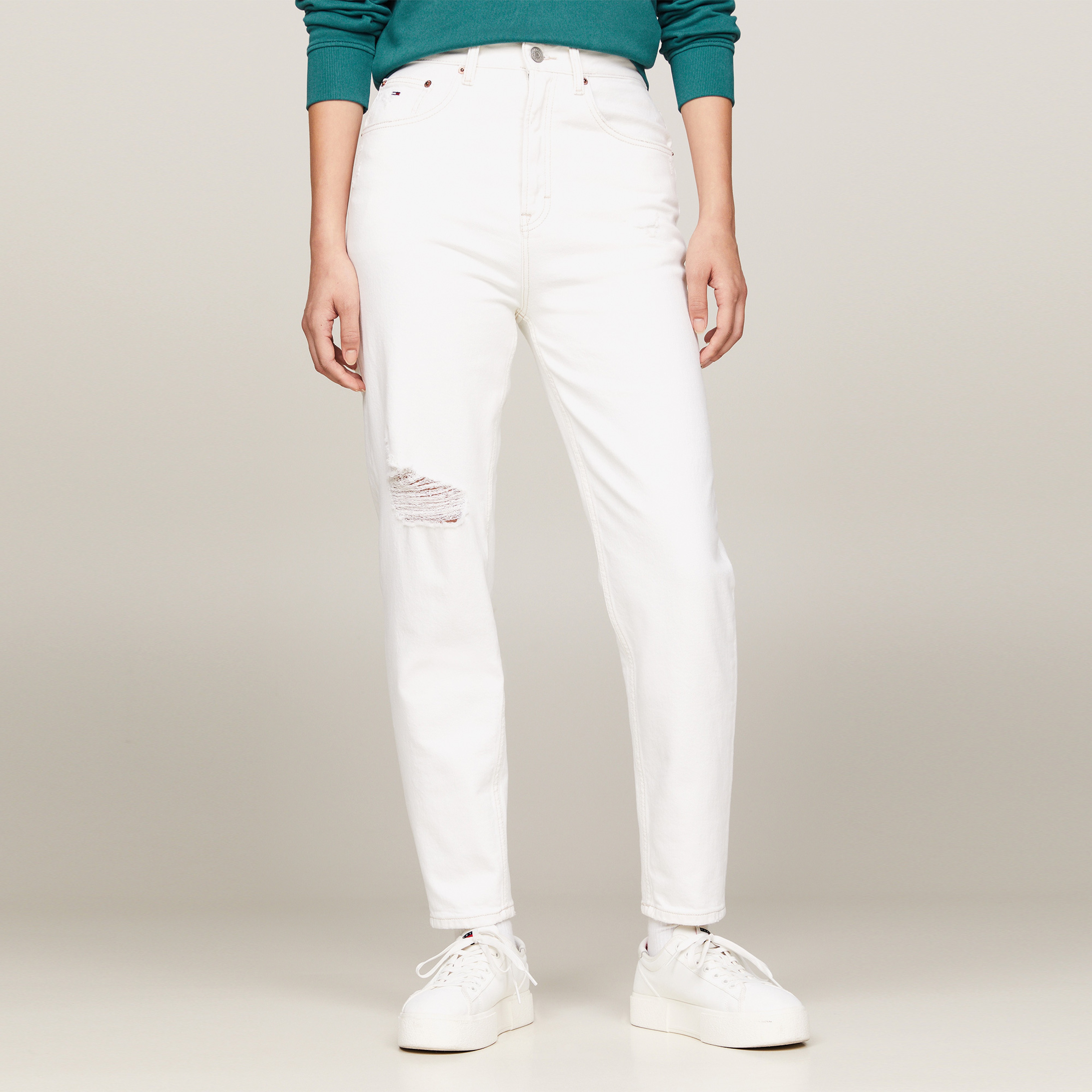 Tommy Hilfiger Kadın Mavi Pantolon