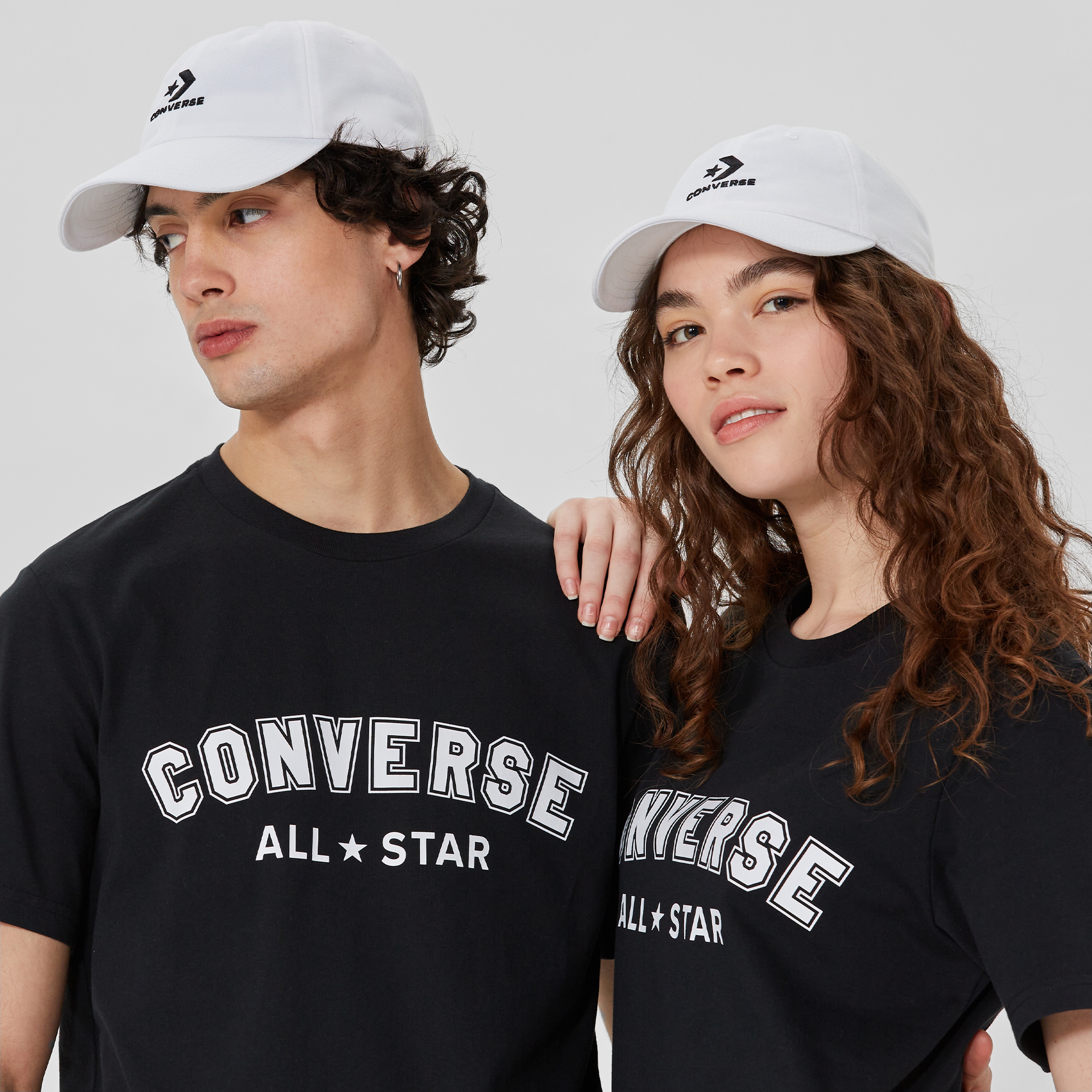 Converse Logo Lock-Up Unisex Beyaz Şapka
