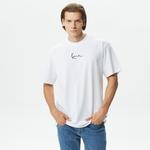 Karl Kani Small Signature Erkek Beyaz T-Shirt