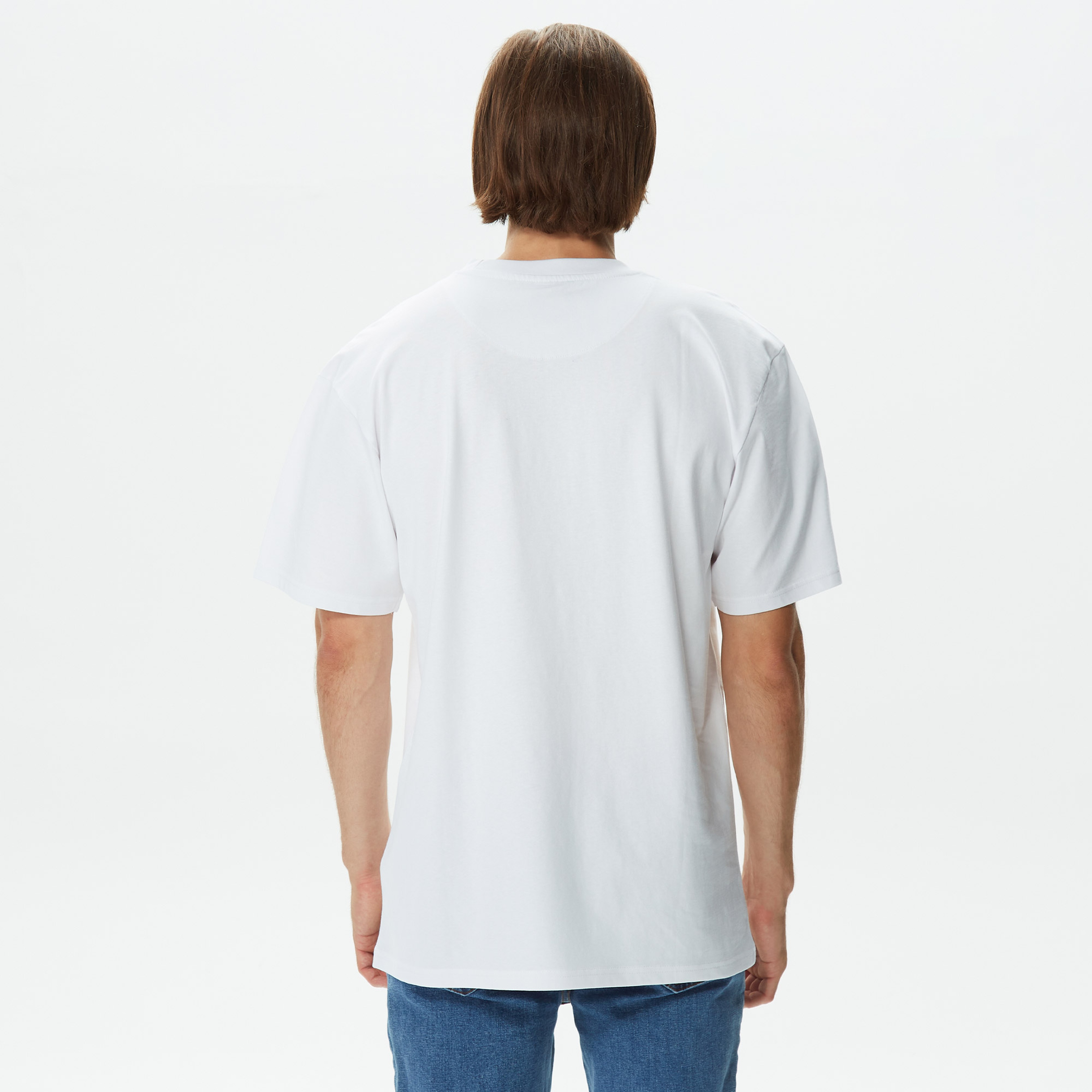 Karl Kani Small Signature Erkek Beyaz T-Shirt