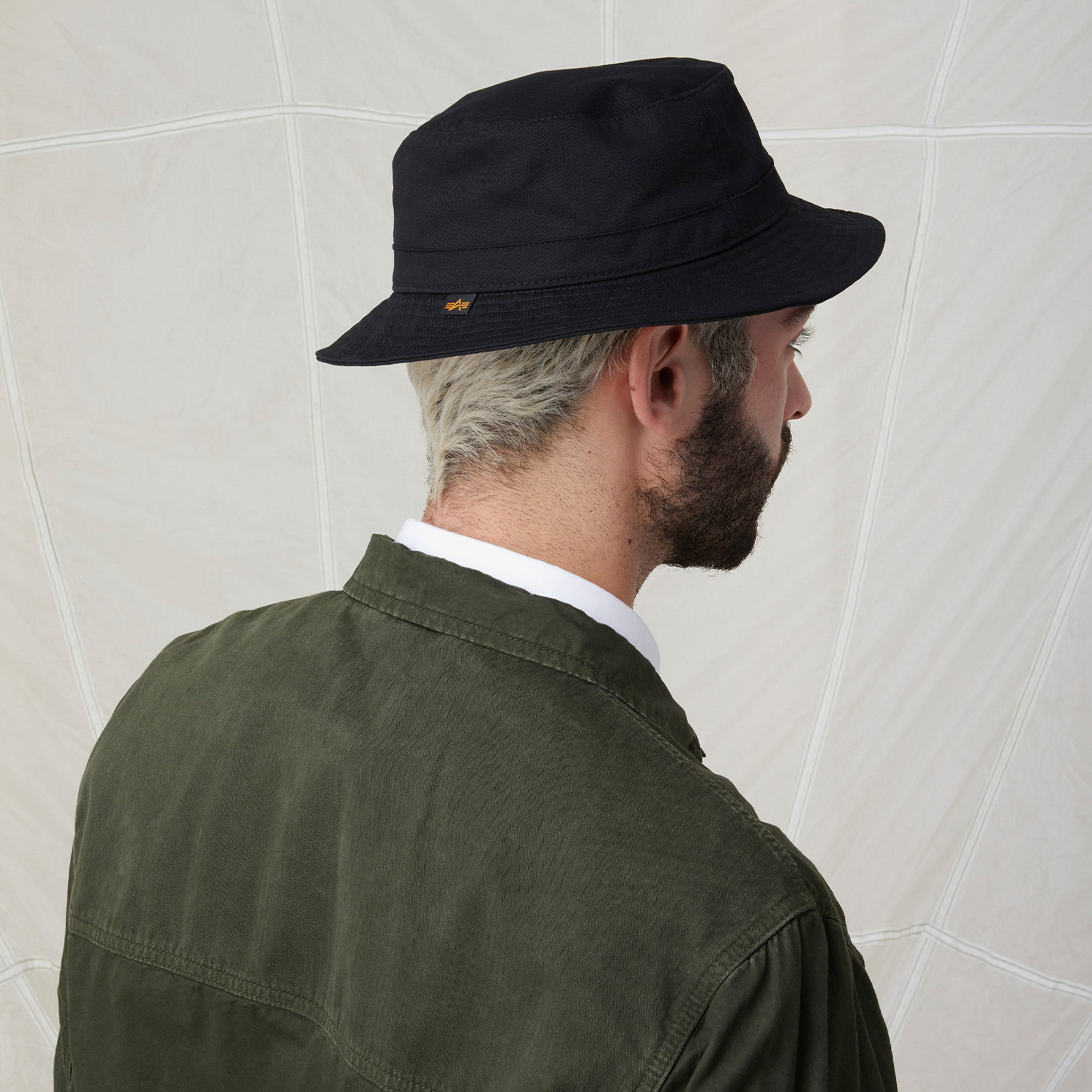 Alpha Industries Cotton Unisex Siyah Bucket