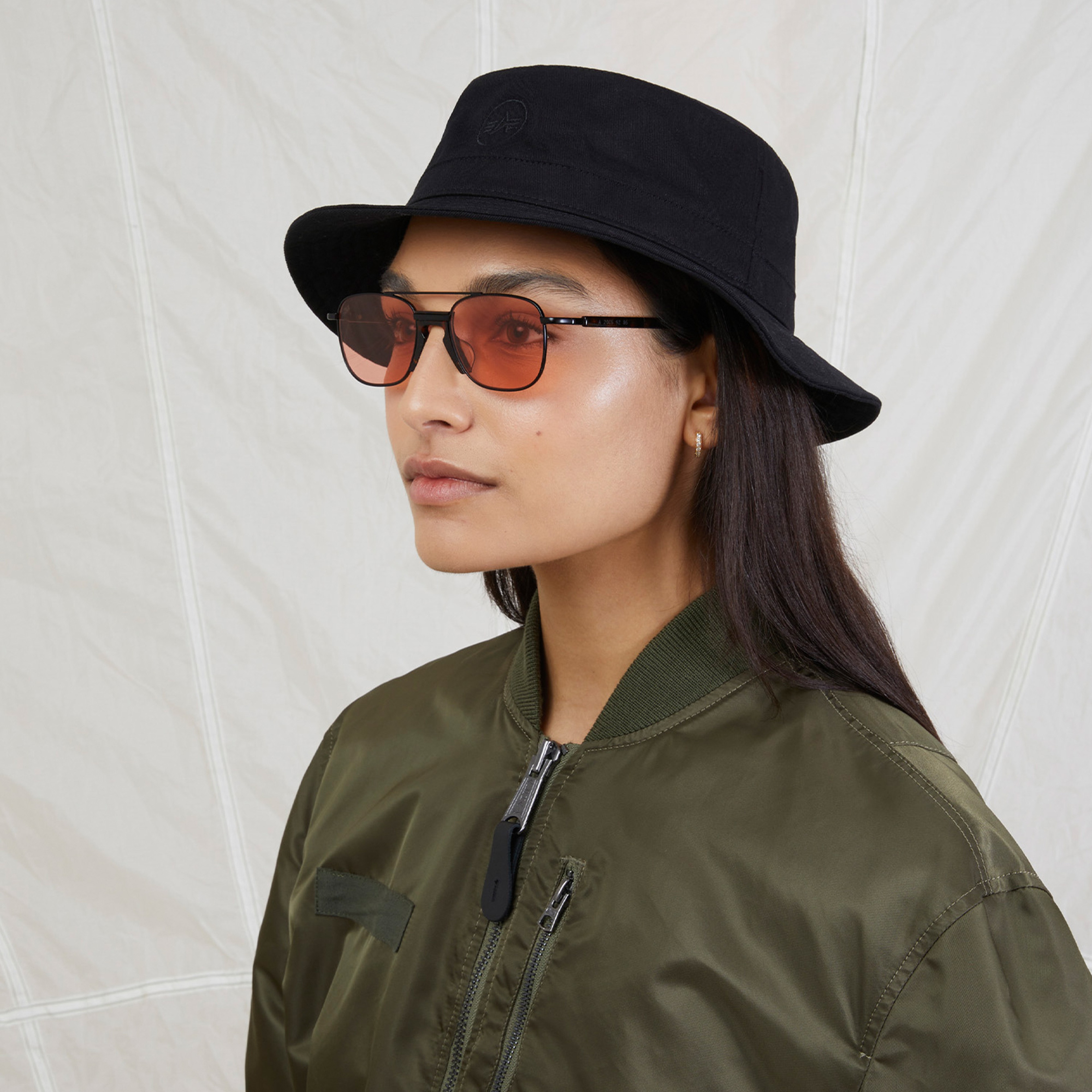 Alpha Industries Cotton Unisex Siyah Bucket