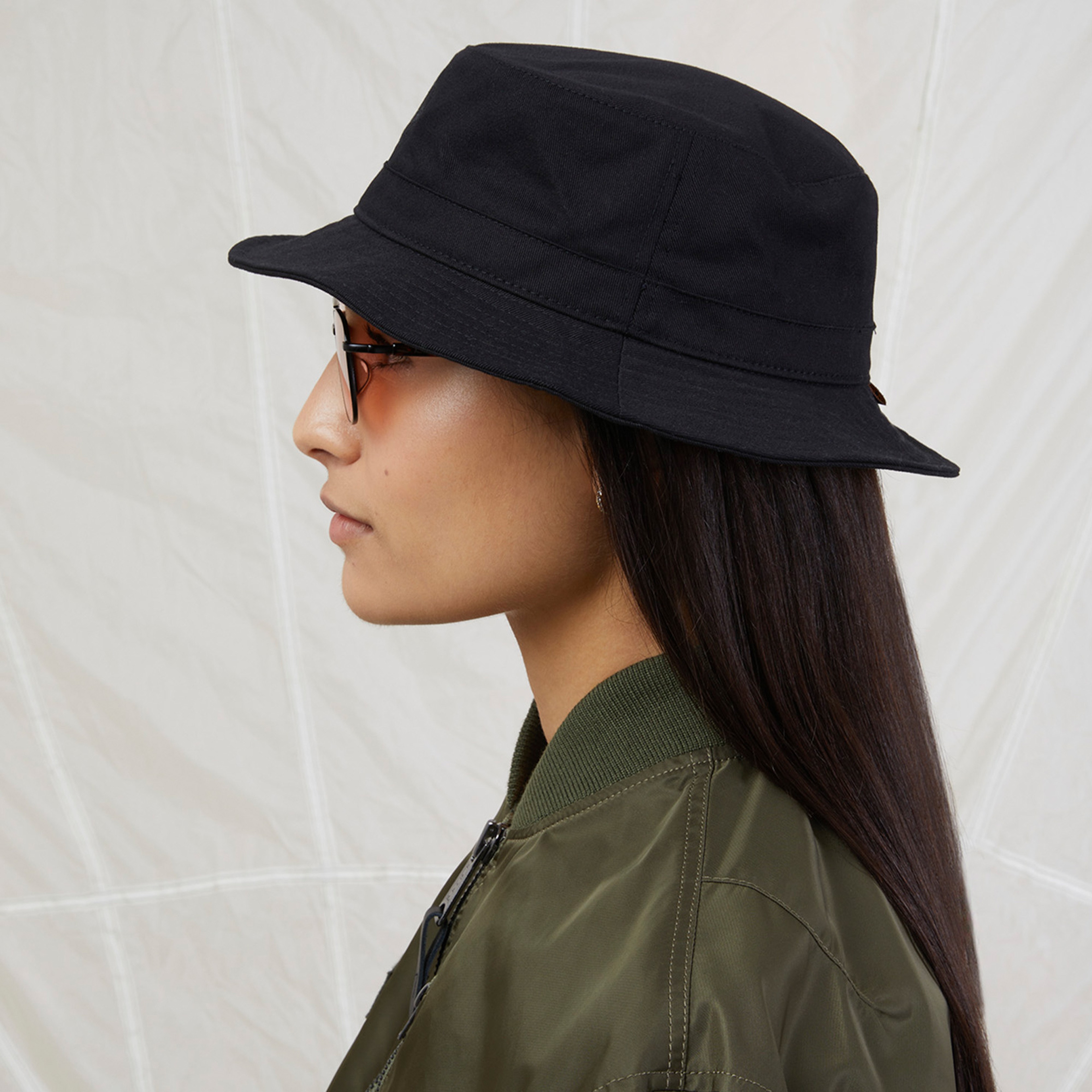 Alpha Industries Cotton Unisex Siyah Bucket