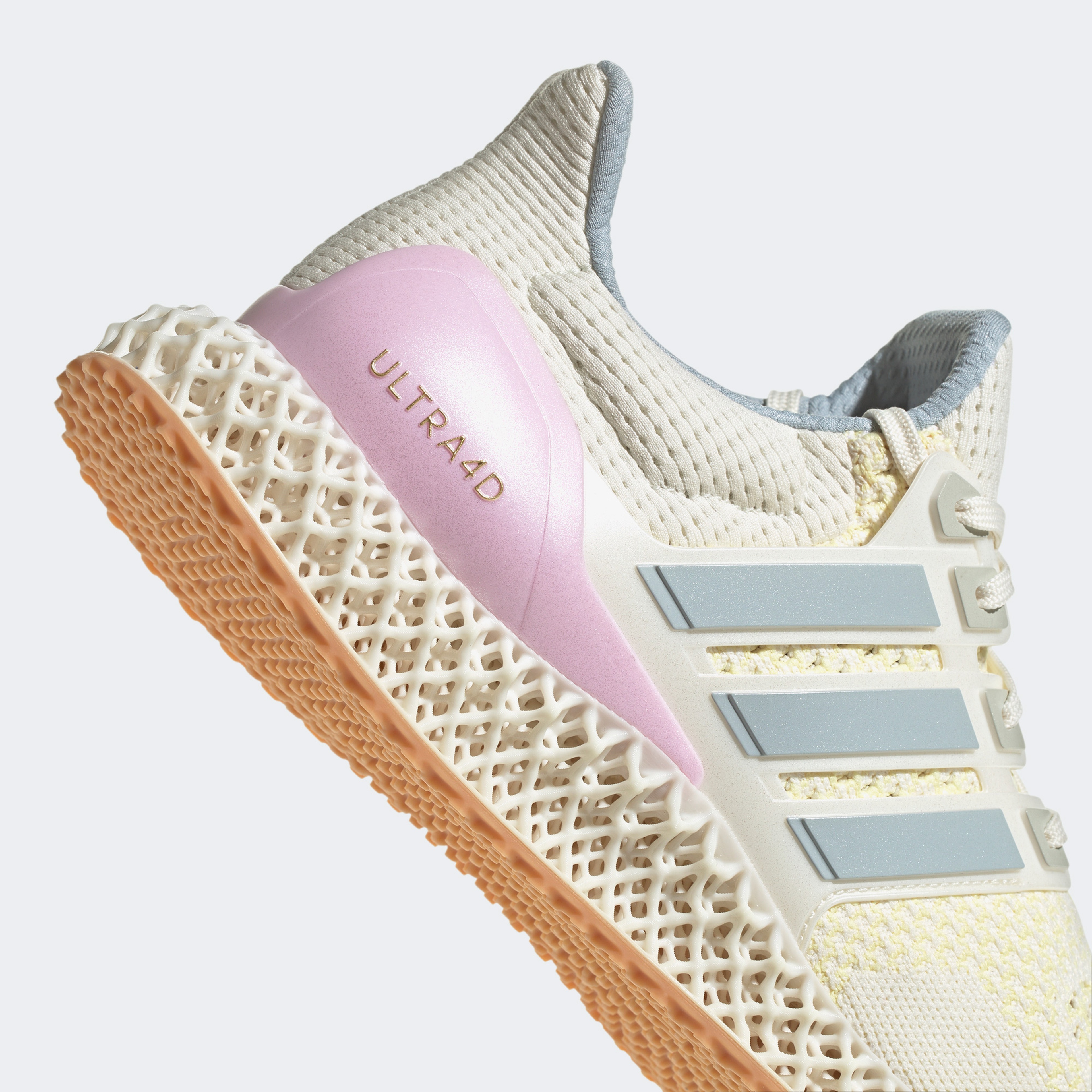 adidas Ultra 4D Kadın Krem Sneaker