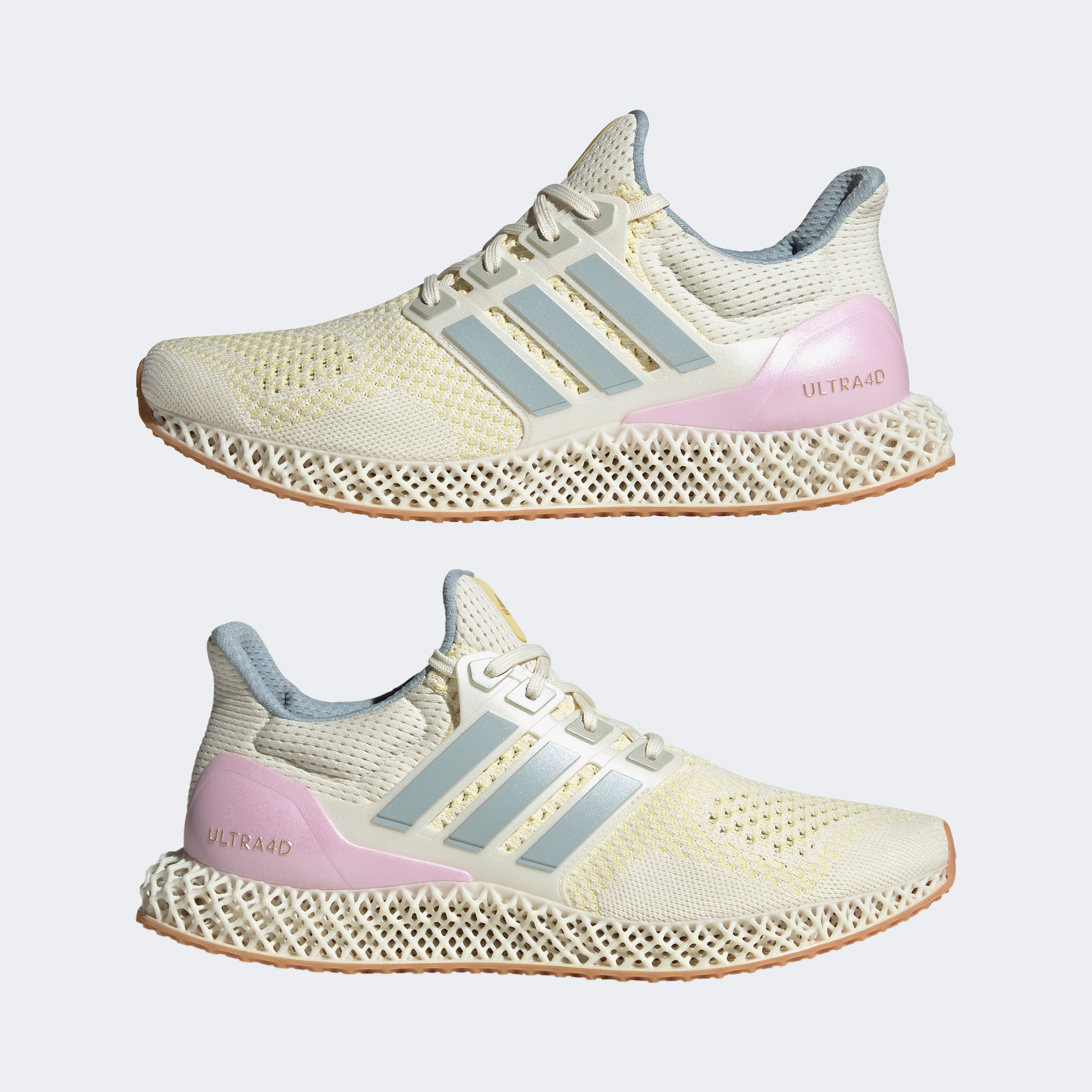 adidas Ultra 4D Kadın Krem Sneaker