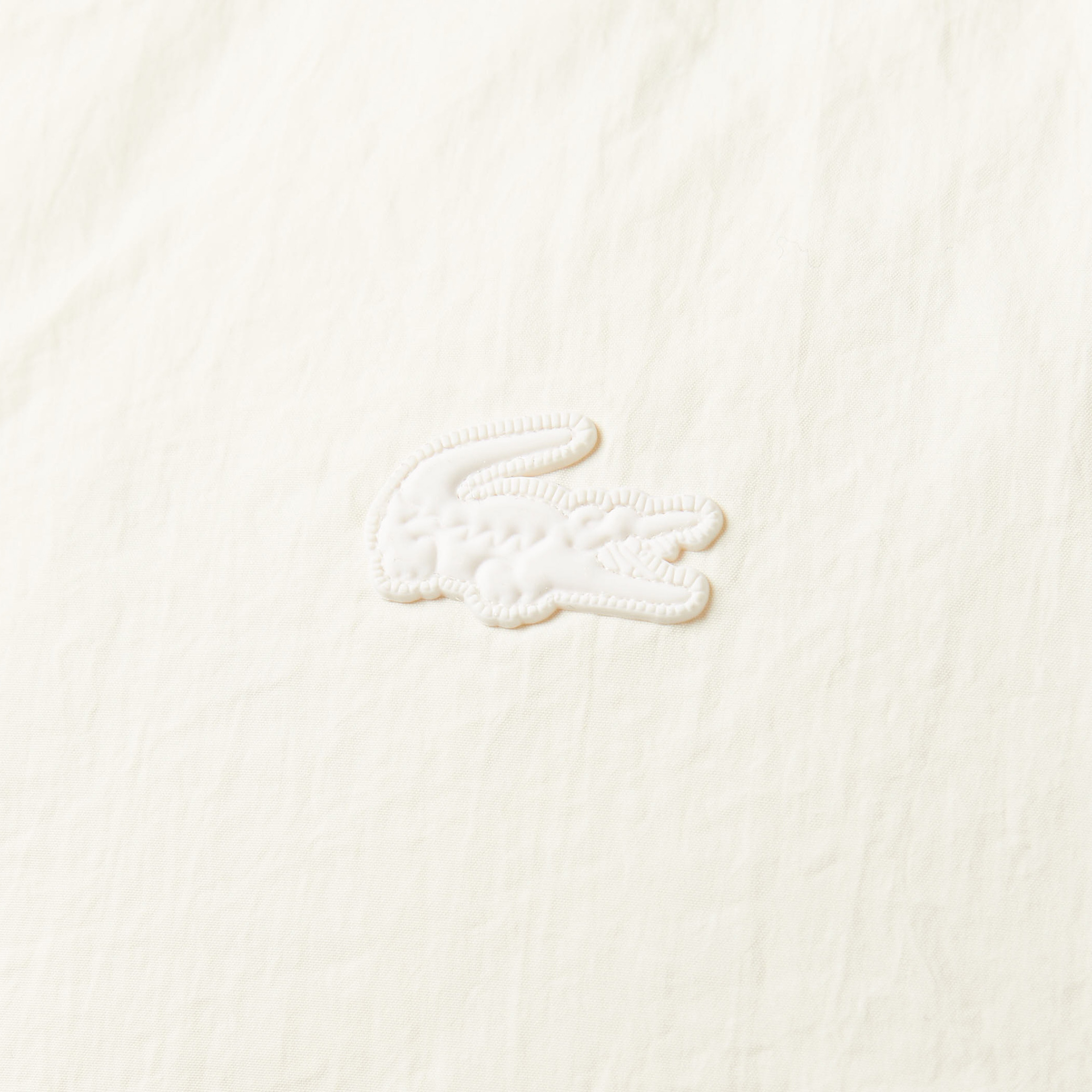 Kadın Relaxed Fit Dik Yaka Krem Mont