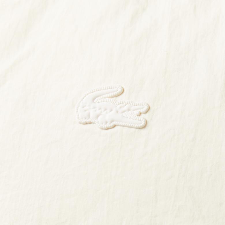 Kadın Relaxed Fit Dik Yaka Krem Mont