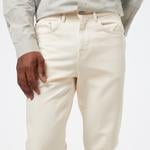 Erkek Slim Fit Chino Beyaz Pantolon