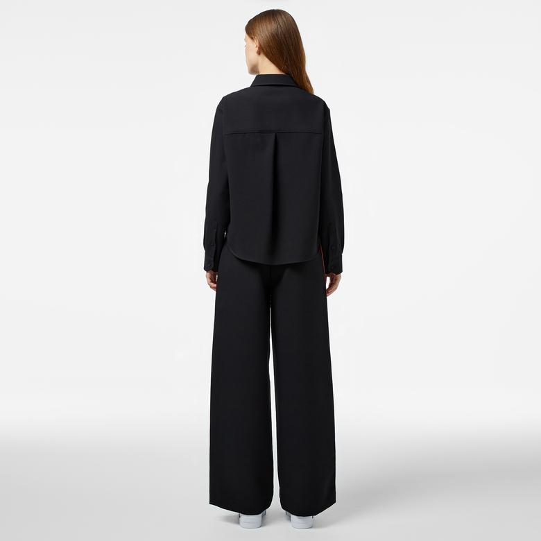 Kadın Regular Fit Siyah Pantolon