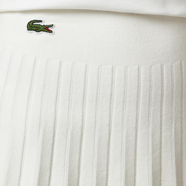 Kadın Flare Fit Beyaz Etek