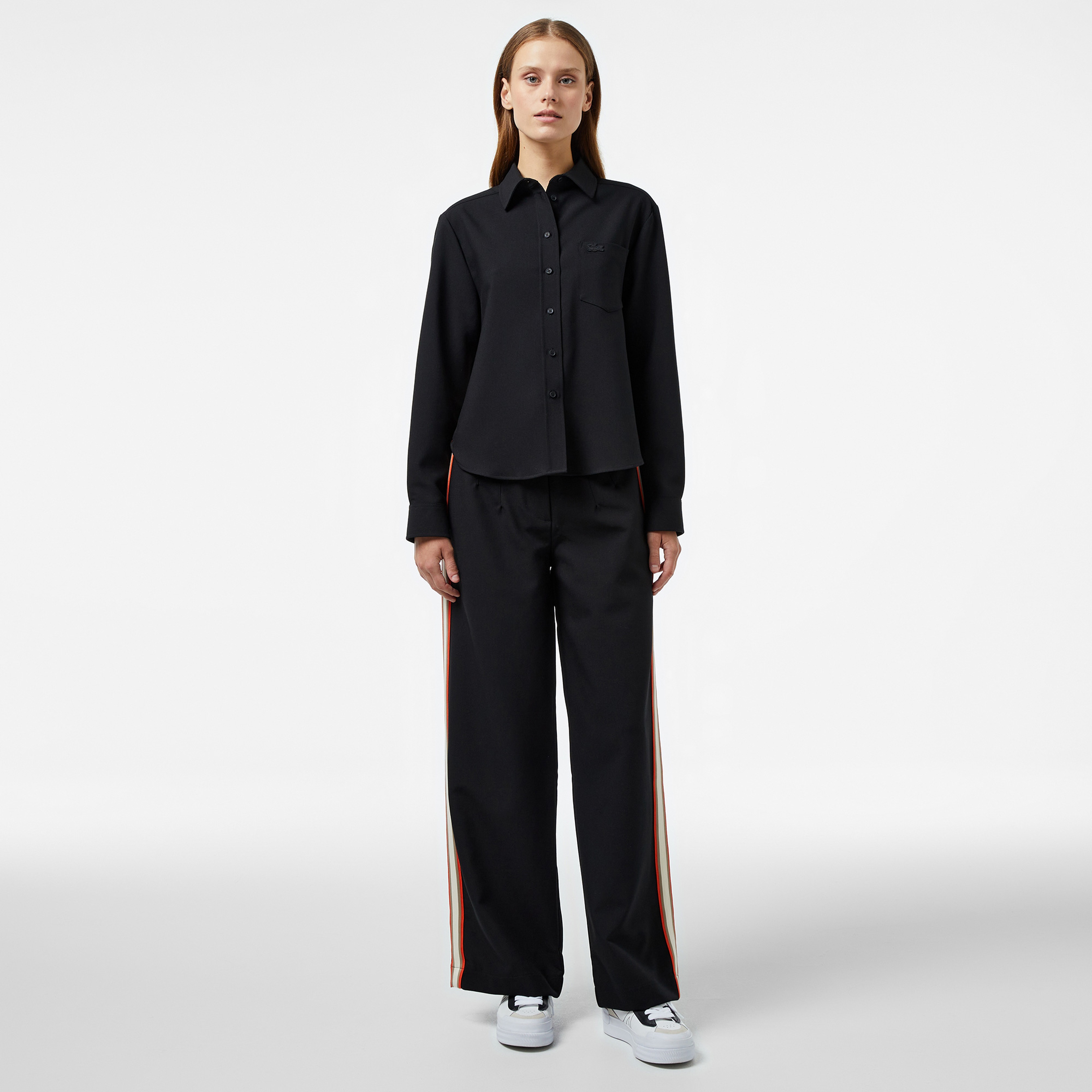 Kadın Regular Fit Siyah Pantolon