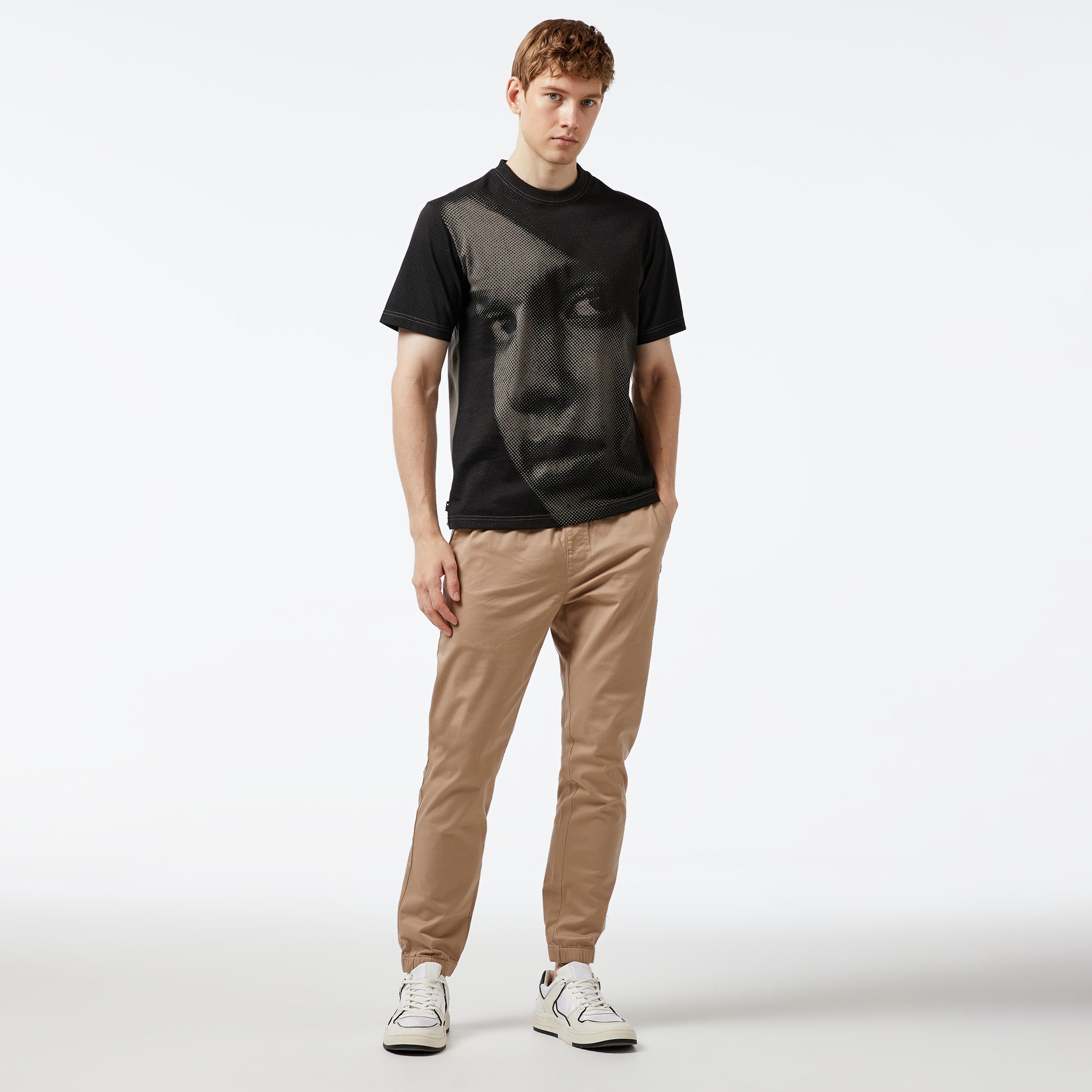 The Hundreds Face Erkek Gri T-Shirt