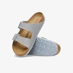 Birkenstock Arizona Bf Saffiano Erkek Gri Terlik